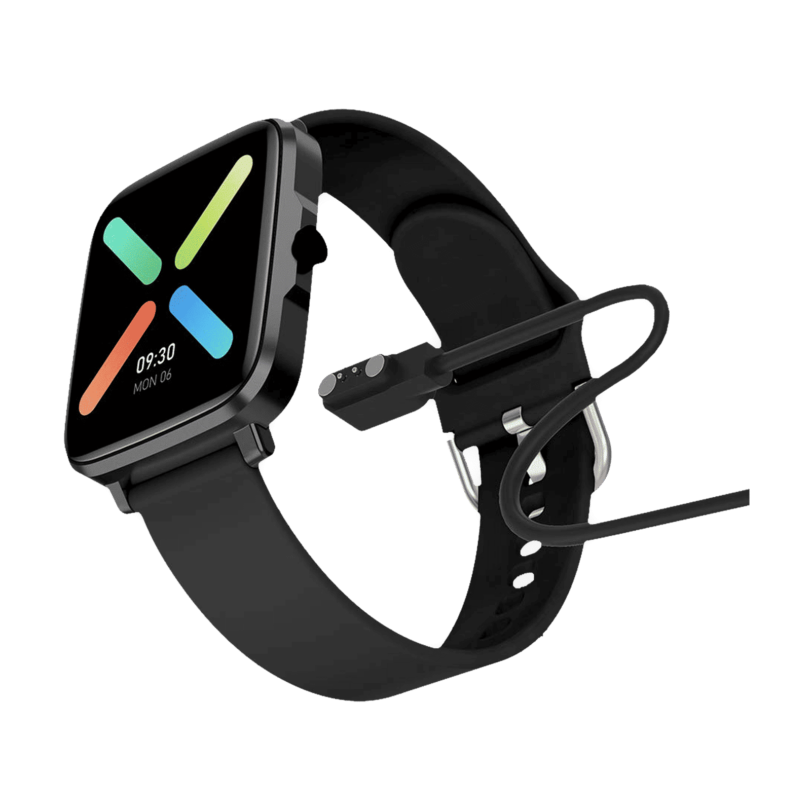 STYX Neo Smartwatch with Health Monitoring (39.4mm IPS Color Display, IP68 Water Resistant, Carbon Black Strap)_8