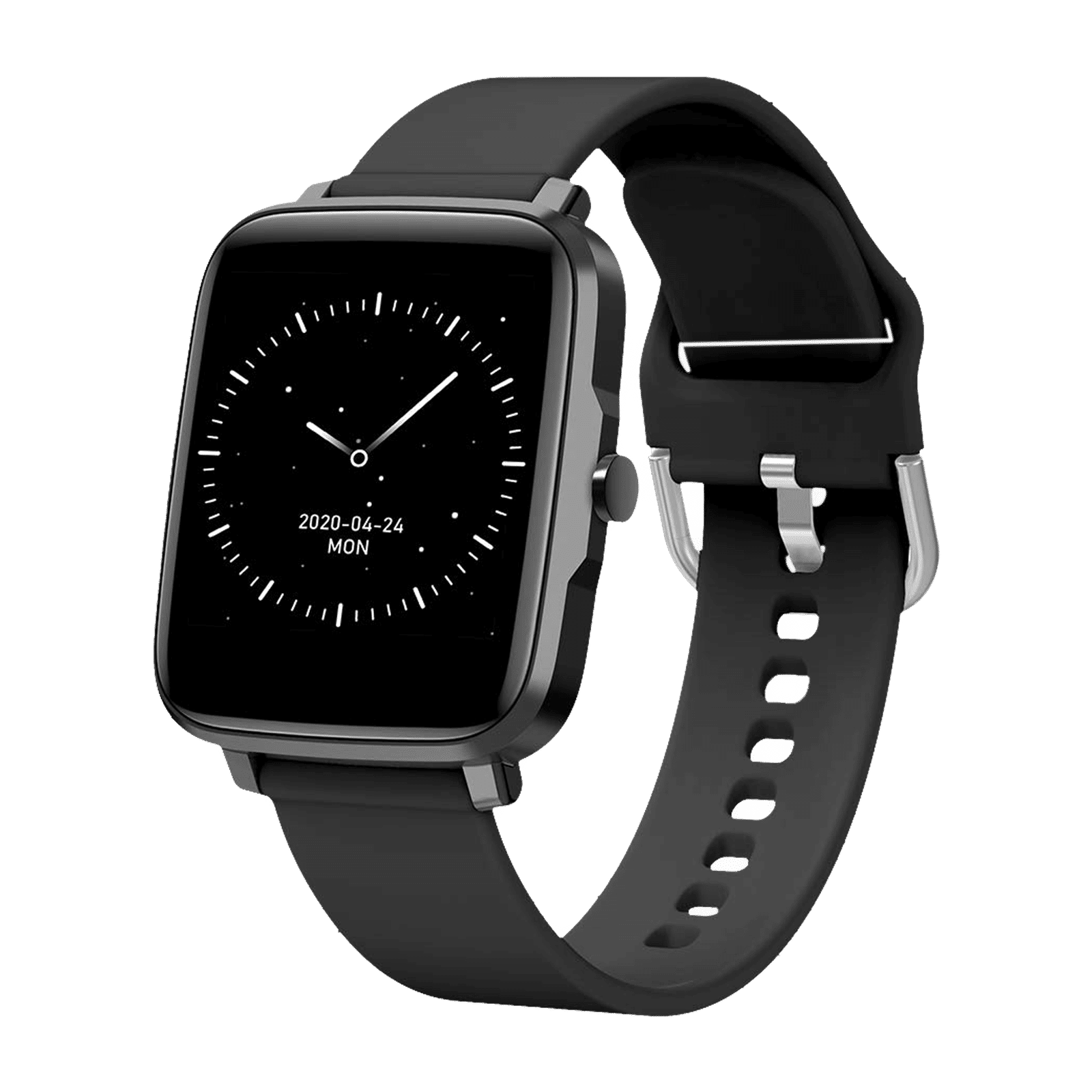 STYX Neo Smartwatch with Health Monitoring (39.4mm IPS Color Display, IP68 Water Resistant, Carbon Black Strap)_4