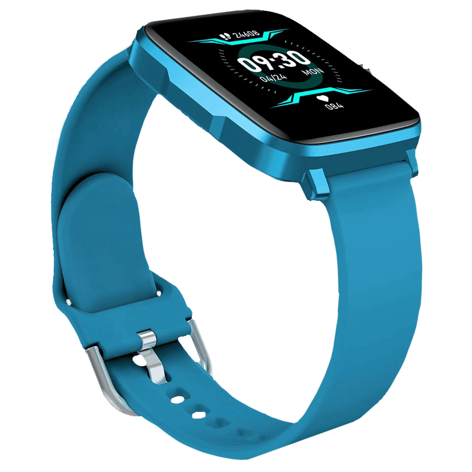 STYX Neo Smartwatch with Health Monitoring (39.4mm IPS Color Display, IP68 Water Resistant, Electric Blue Strap)_7