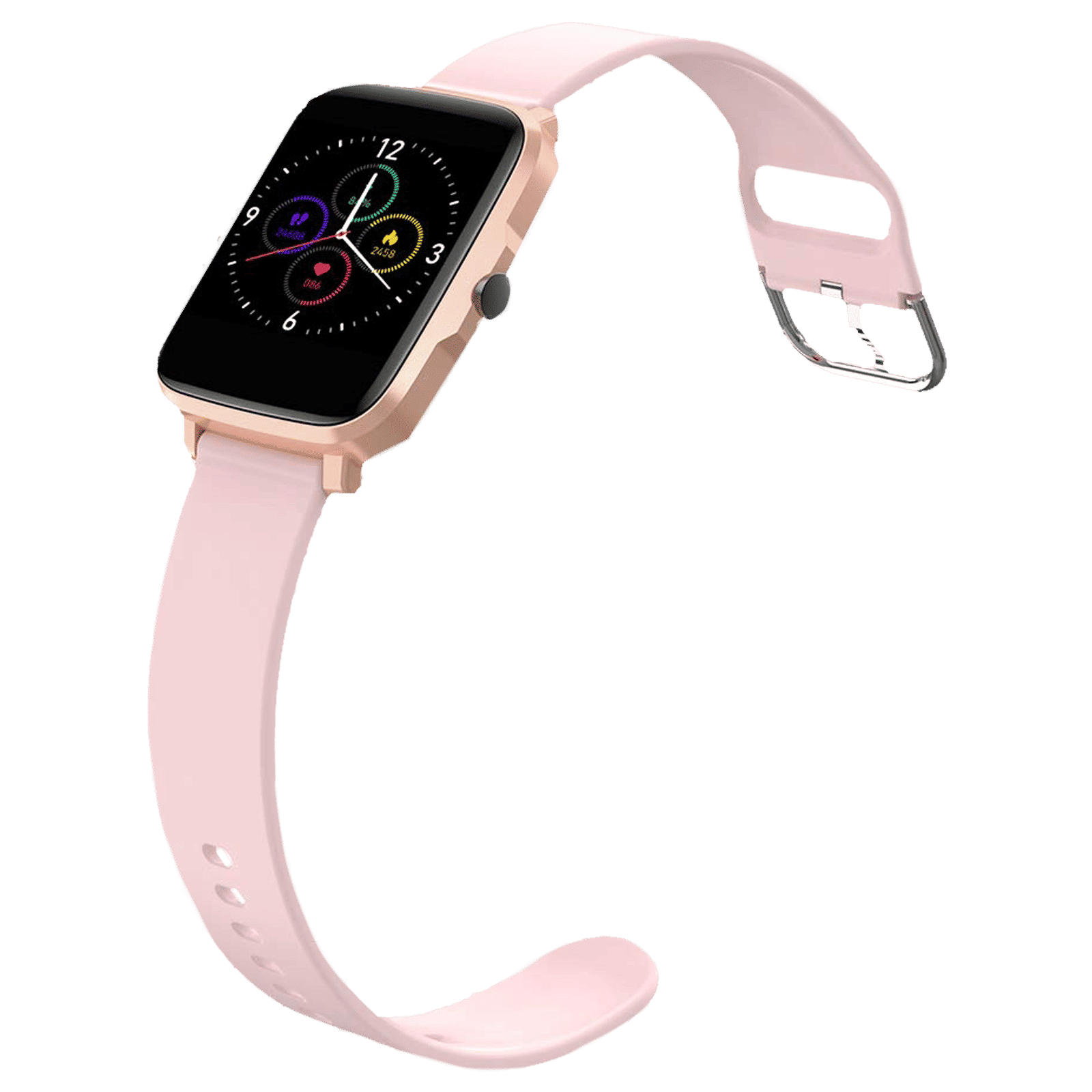 STYX Neo Smartwatch with Health Monitoring (39.4mm IPS Color Display, IP68 Water Resistant, Mystic Rose Strap)_7