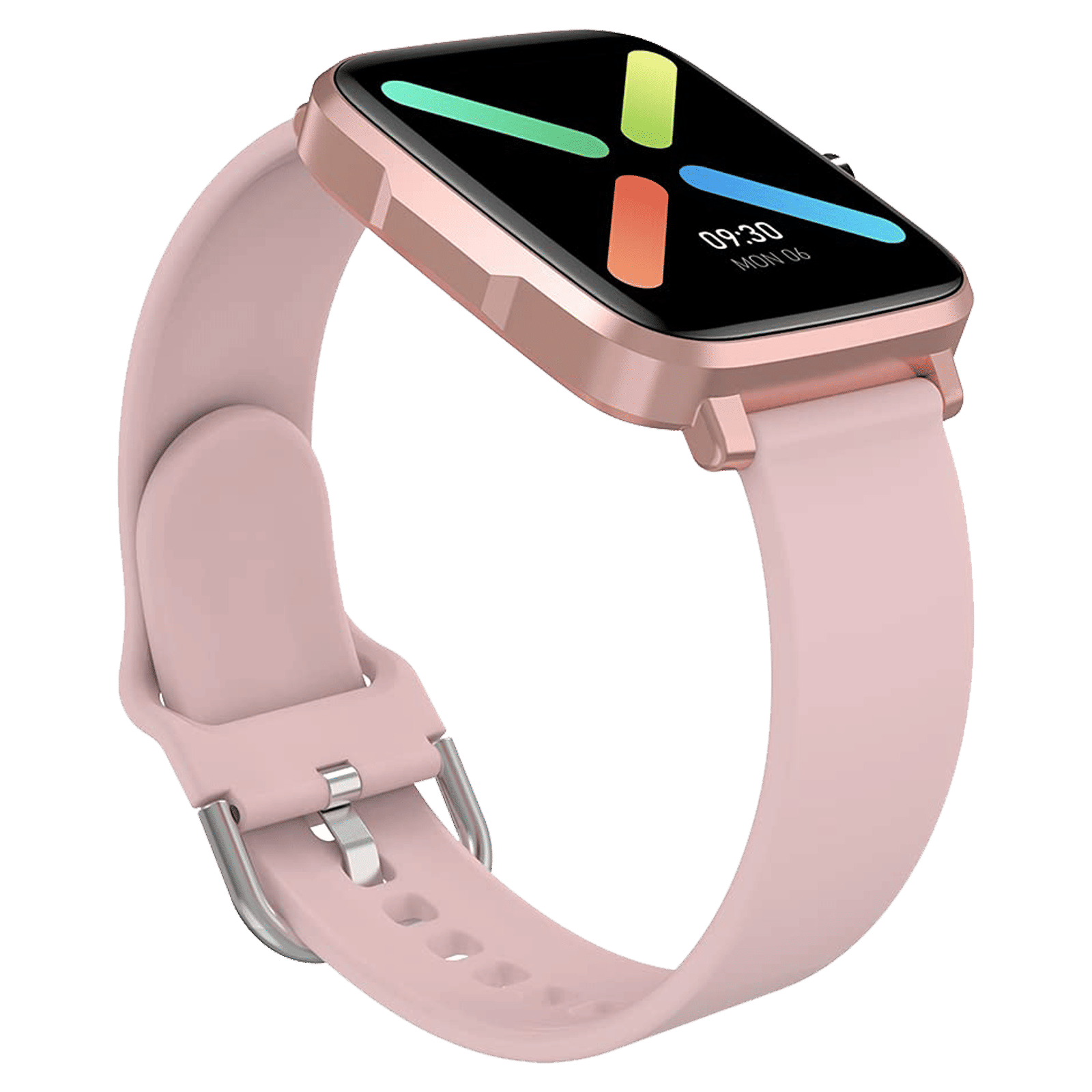 STYX Neo Smartwatch with Health Monitoring (39.4mm IPS Color Display, IP68 Water Resistant, Mystic Rose Strap)_9