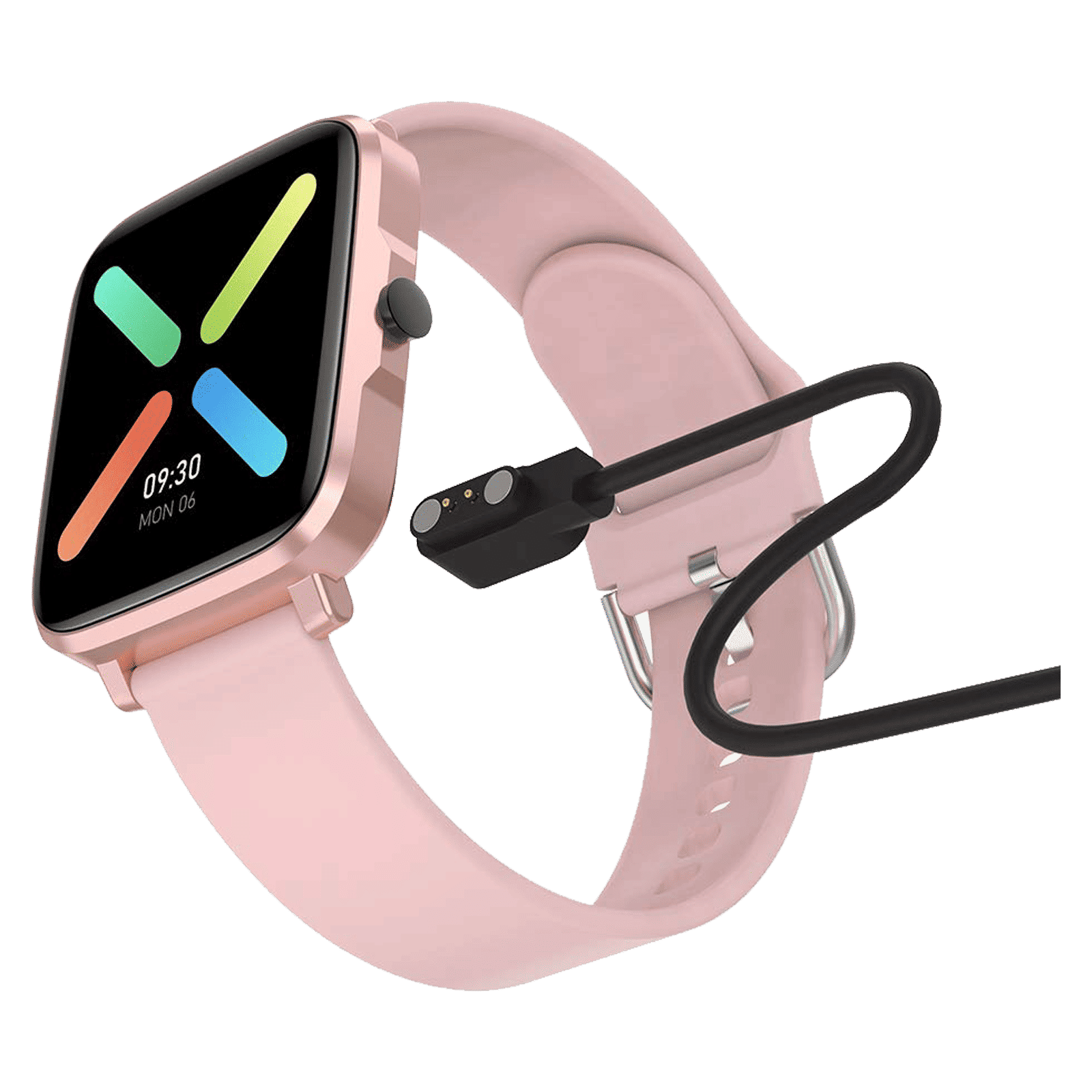 STYX Neo Smartwatch with Health Monitoring (39.4mm IPS Color Display, IP68 Water Resistant, Mystic Rose Strap)_11