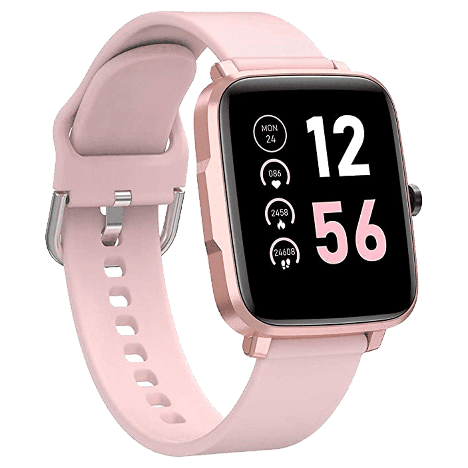STYX Neo Smartwatch with Health Monitoring (39.4mm IPS Color Display, IP68 Water Resistant, Mystic Rose Strap)_5