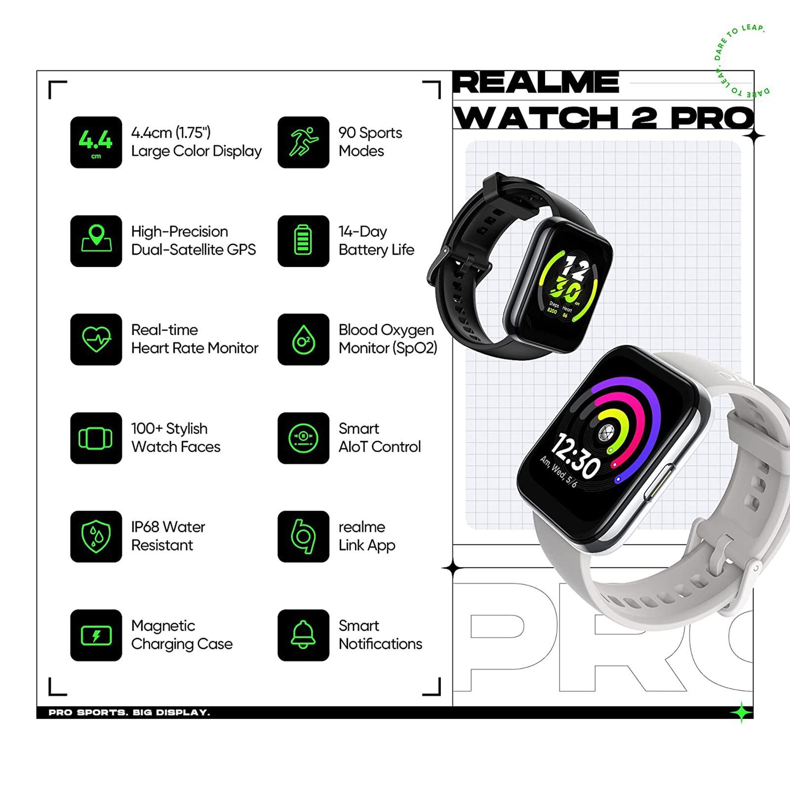 realme Watch 2 Pro Smartwatch with Activity Tracker (44mm LCD Display, IP68 Water Resistant, Metallic Silver) realme Watch 2 Pro Smartwatch with Activity Tracker (44mm LCD Display, IP68 Water Resistant, Metallic Silver)_7
