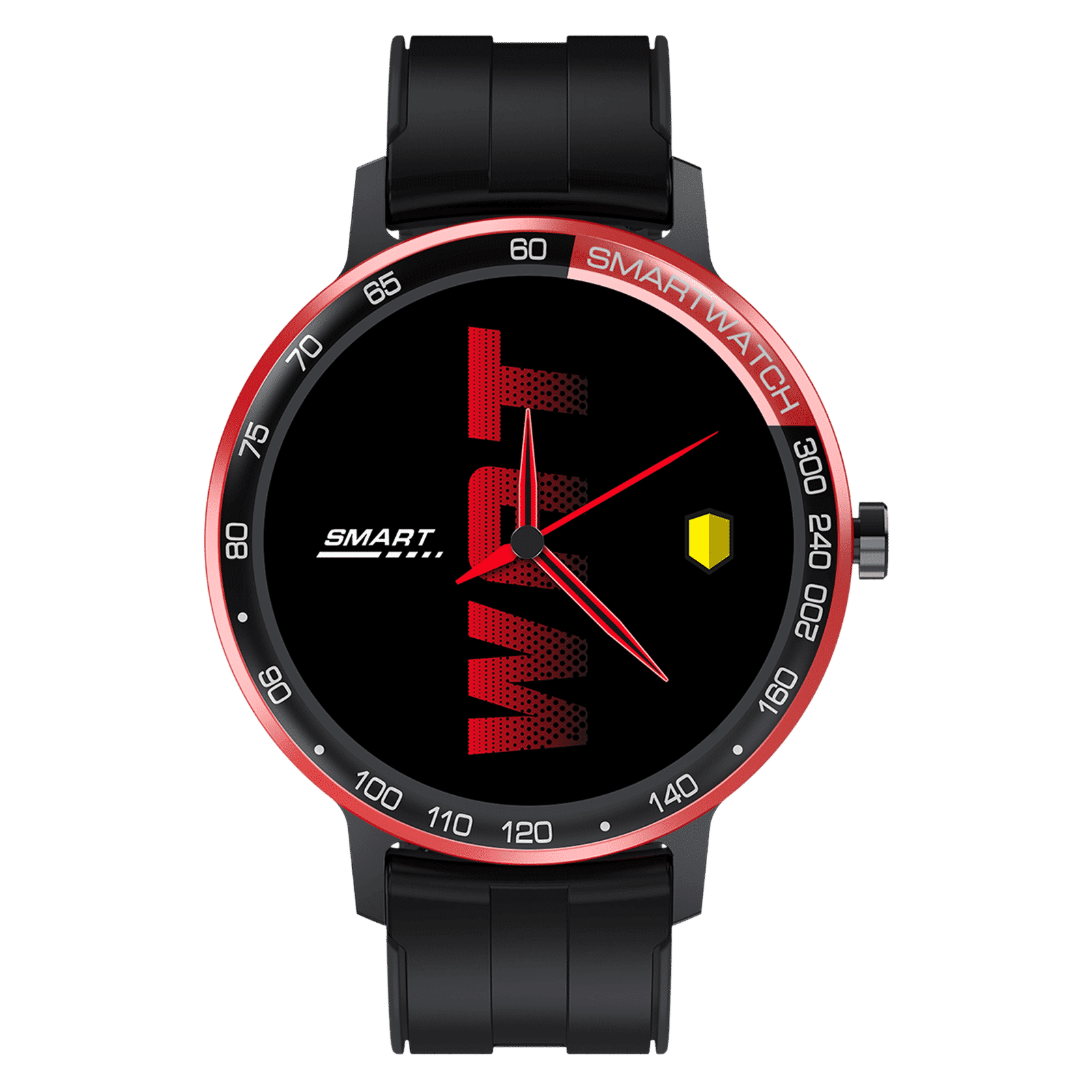 in base Urban Play Smartwatch with Bluetooth Calling (33.02mm IPS LCD Display, IP68 Water Resistant, Black Strap)_1