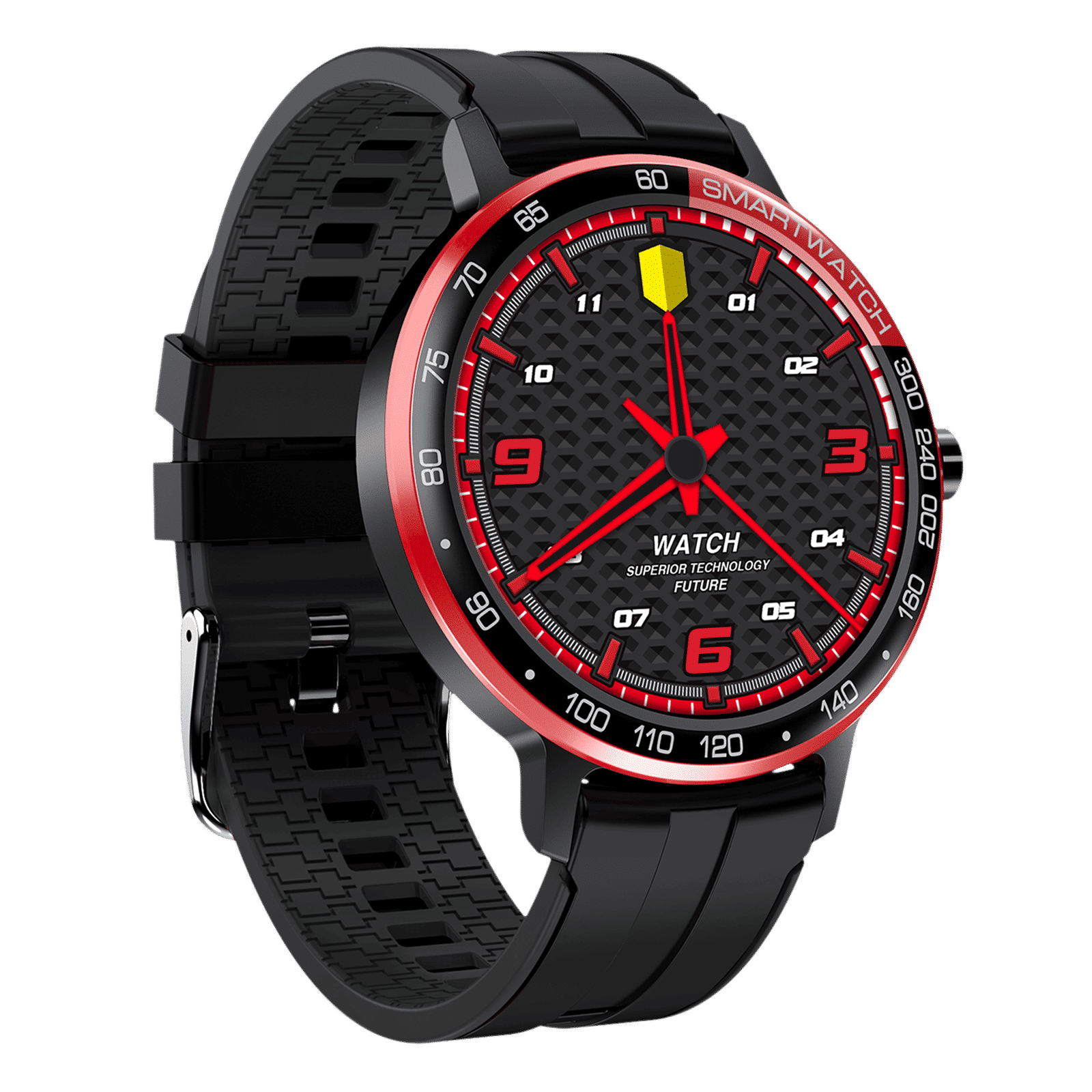 in base Urban Play Smartwatch with Bluetooth Calling (33.02mm IPS LCD Display, IP68 Water Resistant, Black Strap)_6