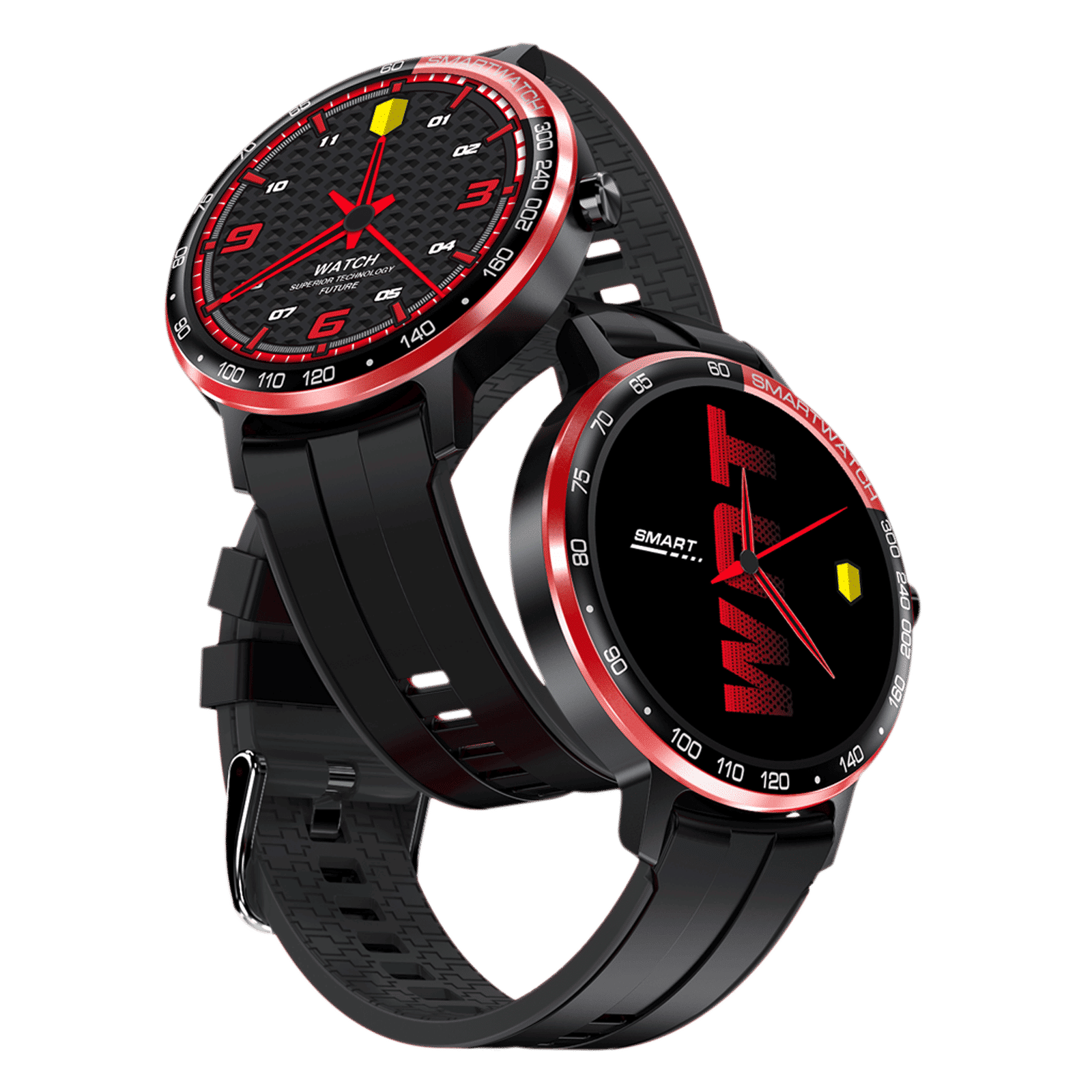 in base Urban Play Smartwatch with Bluetooth Calling (33.02mm IPS LCD Display, IP68 Water Resistant, Black Strap)_8