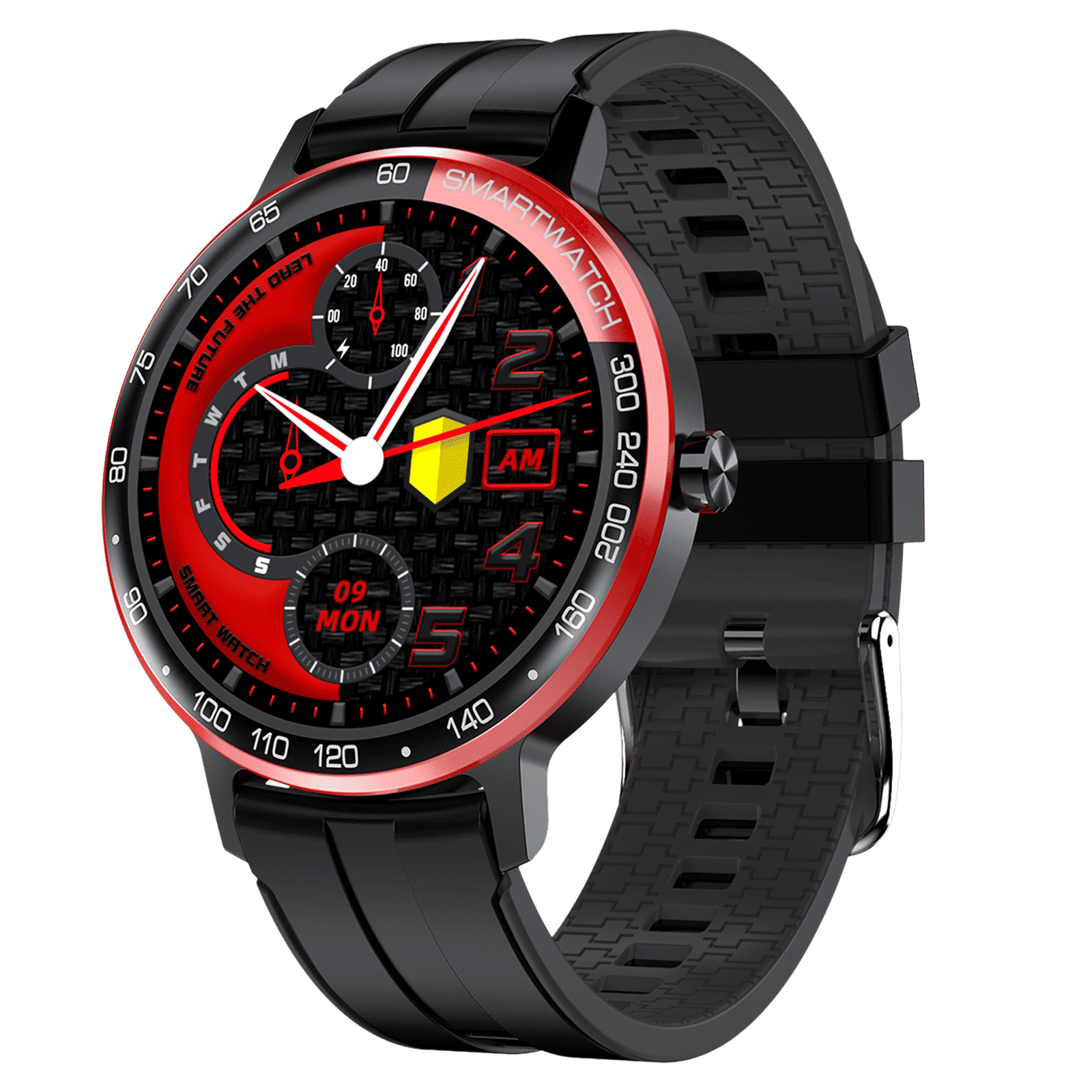 in base Urban Play Smartwatch with Bluetooth Calling (33.02mm IPS LCD Display, IP68 Water Resistant, Black Strap)_3