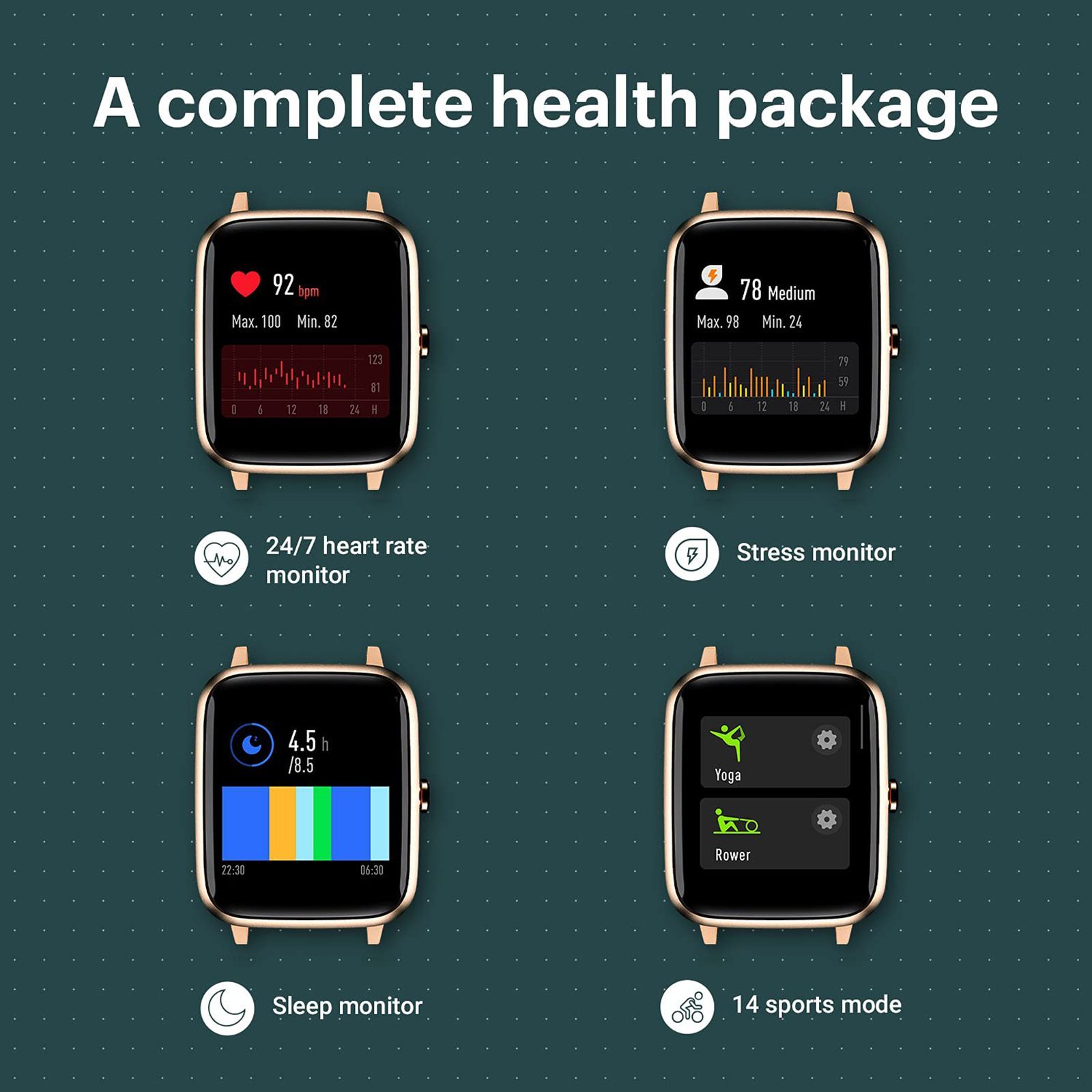 noise ColorFit Pro 2 Oxy Smartwatch with Activity Tracker (33.02mm LCD Display, IP68 Waterproof, Deep Wine Strap)_7