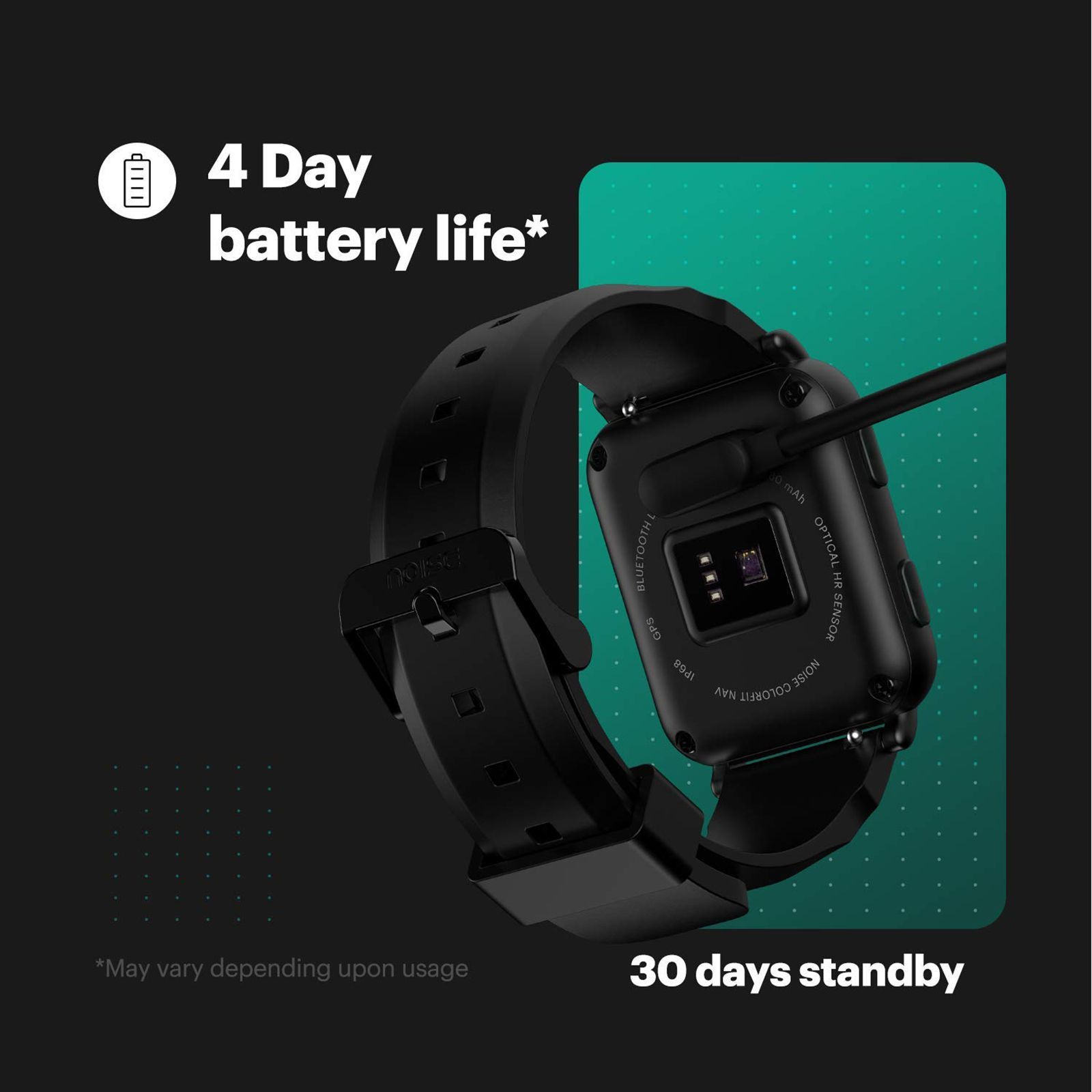 noise ColorFit Nav Plus Smartwatch (GPS, 35.56mm) (Stress monitor, wrb-sw-navplus-std, Stealth Black, Silicone) noise ColorFit Nav Plus Smartwatch (GPS, 35.56mm) (Stress monitor, wrb-sw-navplus-std, Stealth Black, Silicone)_4