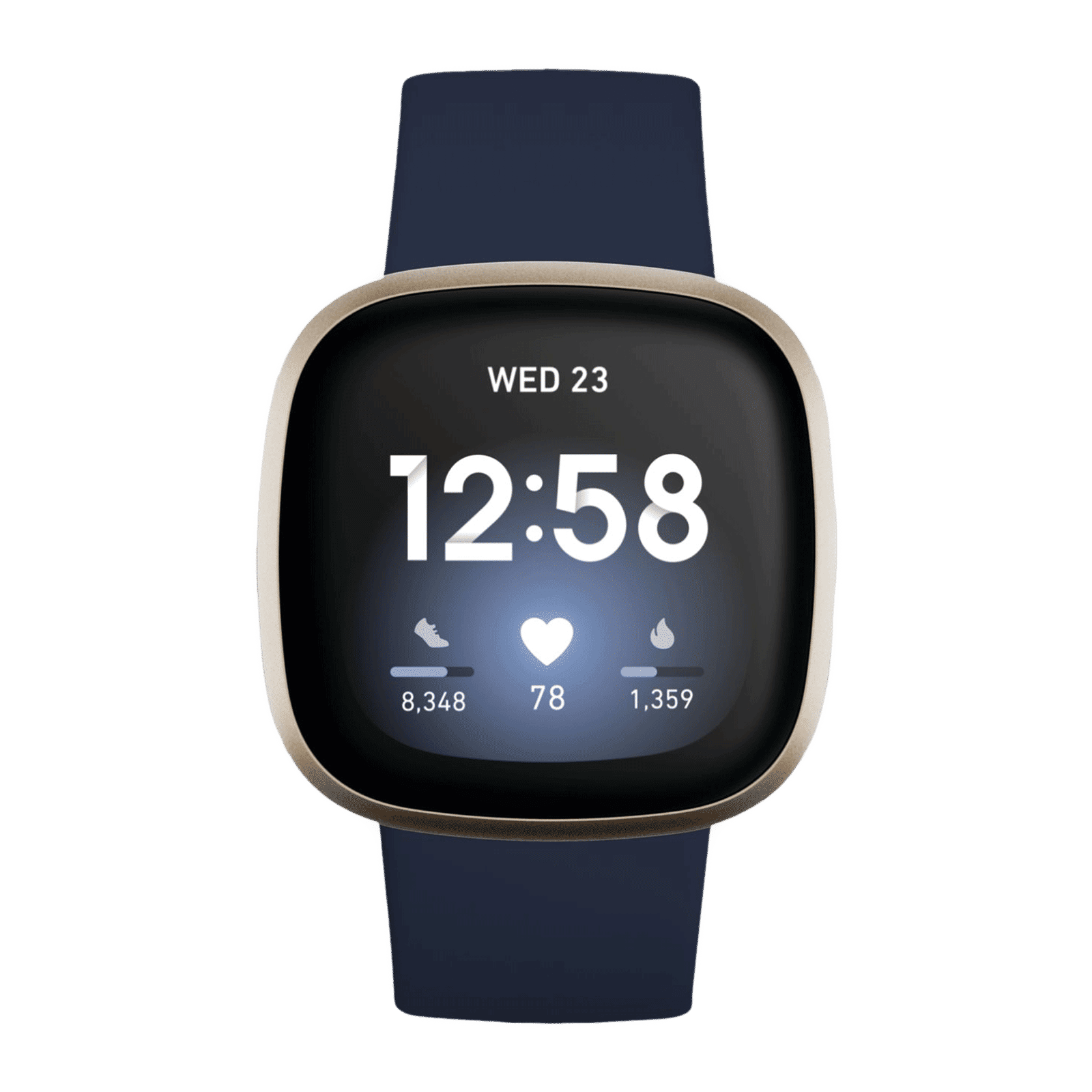 fitbit Versa 3 Smartwatch with Bluetooth Calling (40.4mm AMOLED Display, 50 Meter Water Resistant, Midnight Blue Strap) fitbit Versa 3 Smartwatch with Bluetooth Calling (40.4mm AMOLED Display, 50 Meter Water Resistant, Midnight Blue Strap)_1