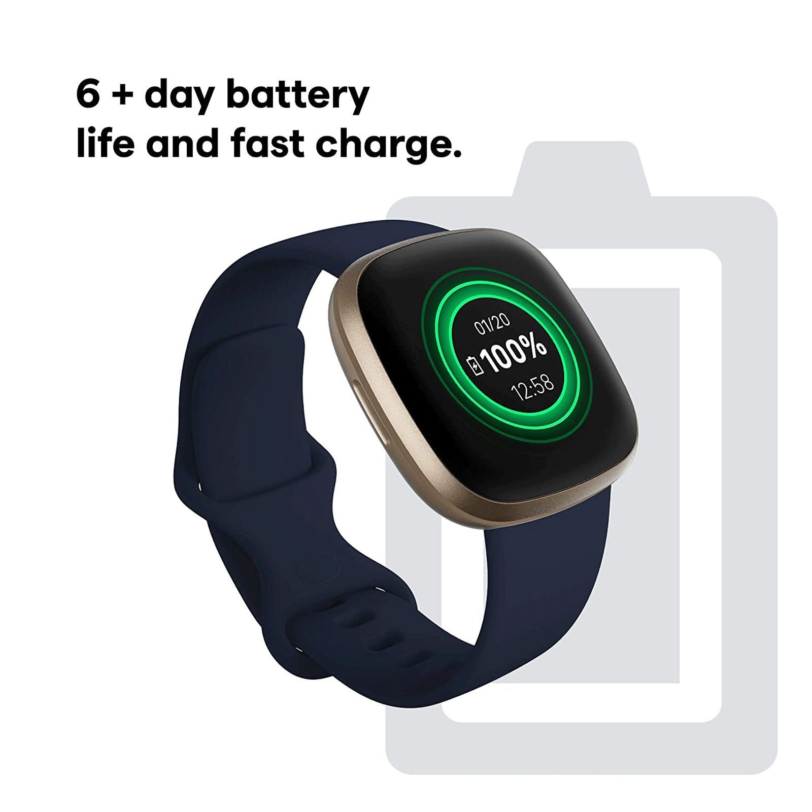 fitbit Versa 3 Smartwatch with Bluetooth Calling (40.4mm AMOLED Display, 50 Meter Water Resistant, Midnight Blue Strap) fitbit Versa 3 Smartwatch with Bluetooth Calling (40.4mm AMOLED Display, 50 Meter Water Resistant, Midnight Blue Strap)_10