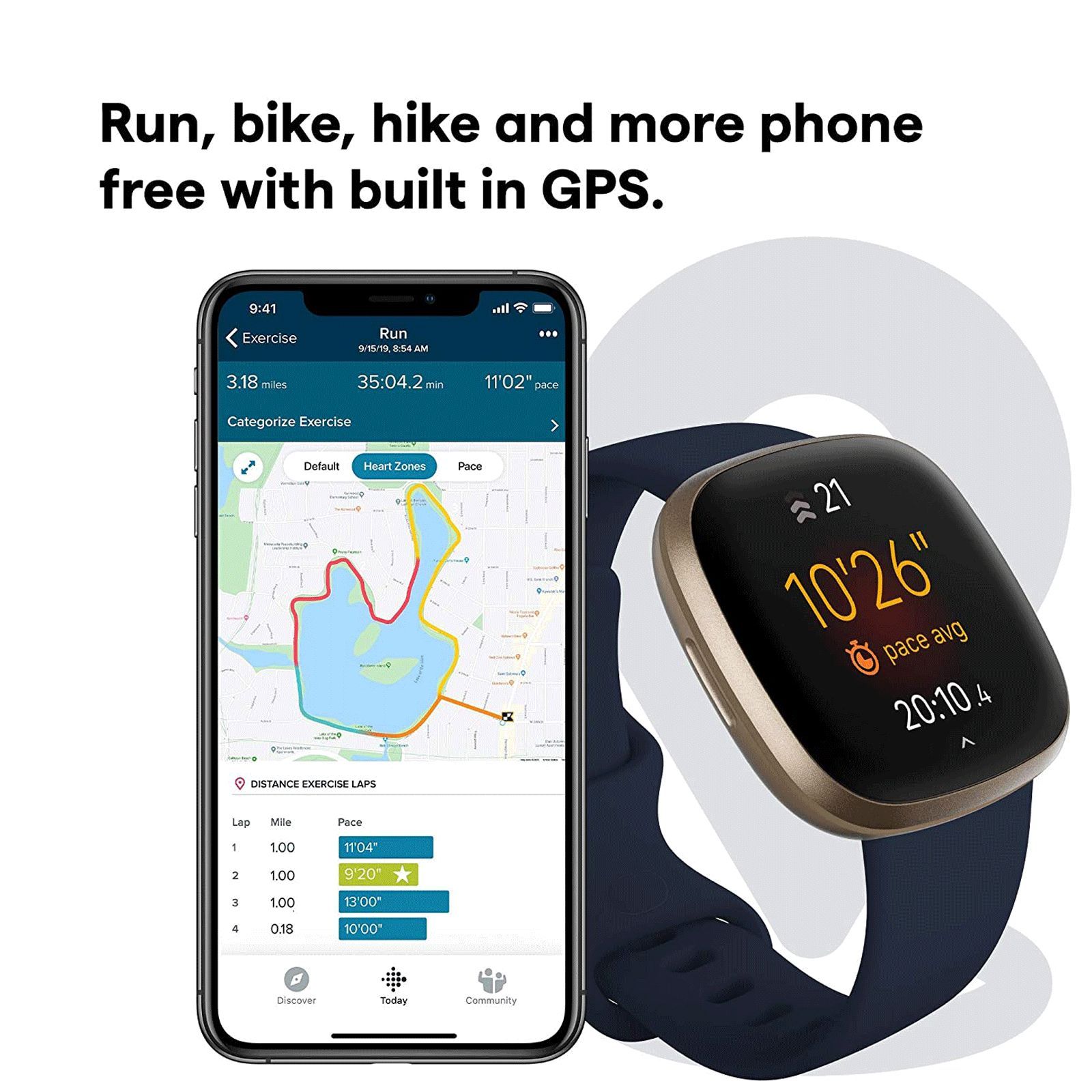 fitbit Versa 3 Smartwatch with Bluetooth Calling (40.4mm AMOLED Display, 50 Meter Water Resistant, Midnight Blue Strap) fitbit Versa 3 Smartwatch with Bluetooth Calling (40.4mm AMOLED Display, 50 Meter Water Resistant, Midnight Blue Strap)_11