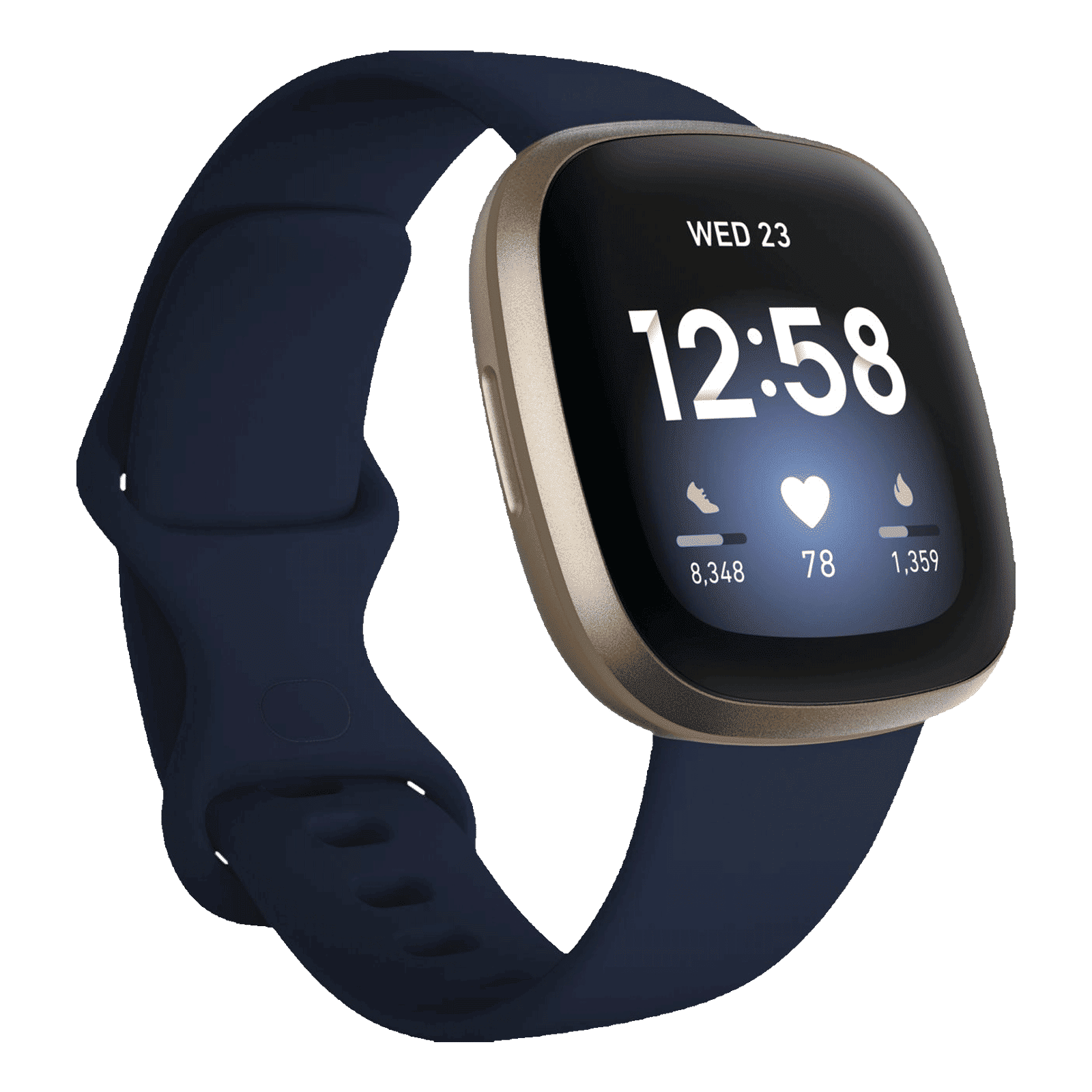 fitbit Versa 3 Smartwatch with Bluetooth Calling (40.4mm AMOLED Display, 50 Meter Water Resistant, Midnight Blue Strap) fitbit Versa 3 Smartwatch with Bluetooth Calling (40.4mm AMOLED Display, 50 Meter Water Resistant, Midnight Blue Strap)_5