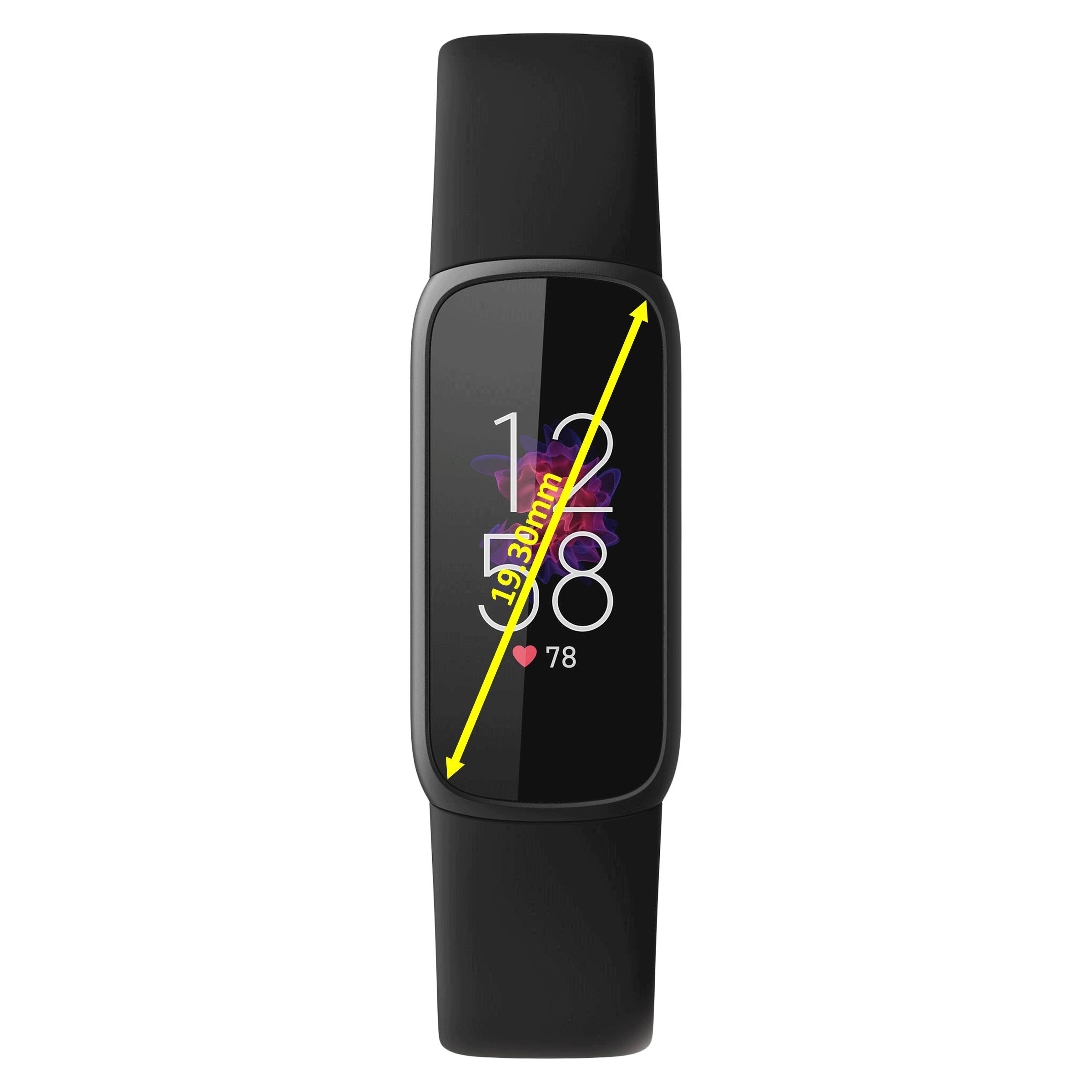 fitbit Luxe Fitness Tracker with Stress Management (0.96 Inch Always-On AMOLED Display, Water Resistant, Black Strap)_3