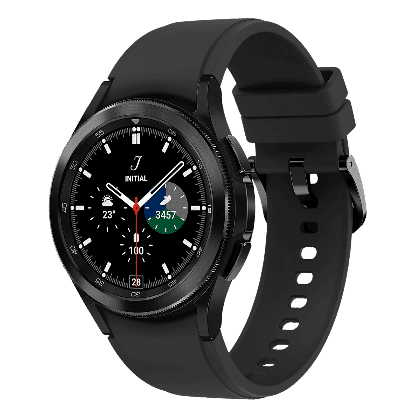 SAMSUNG Galaxy Watch4 Classic GPS+Wi-Fi+Bluetooth Wear OS Smartwatch (42mm Super AMOLED Display, Water Resistant, Black Strap)_4