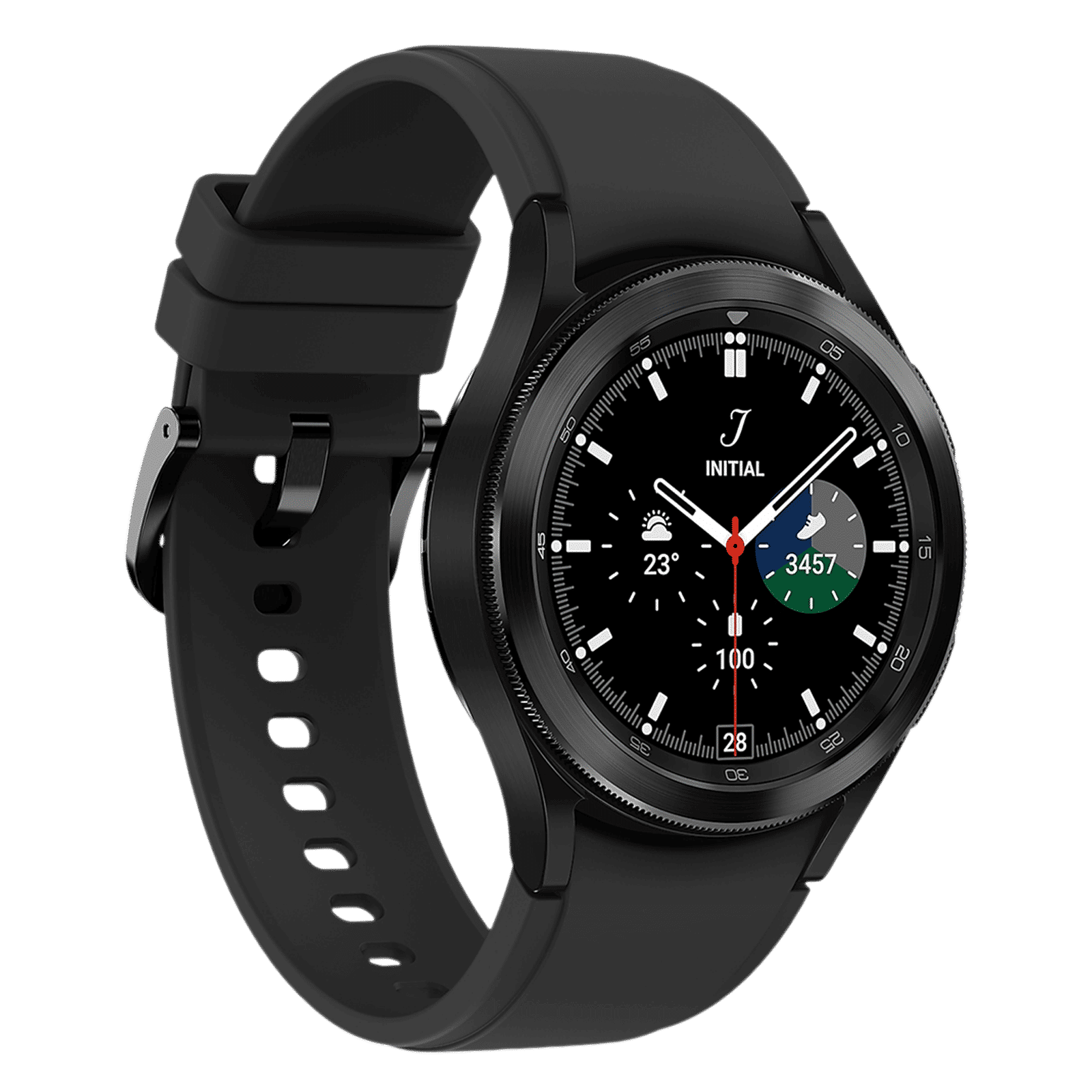 SAMSUNG Galaxy Watch4 Classic GPS+Wi-Fi+Bluetooth Wear OS Smartwatch (42mm Super AMOLED Display, Water Resistant, Black Strap)_6