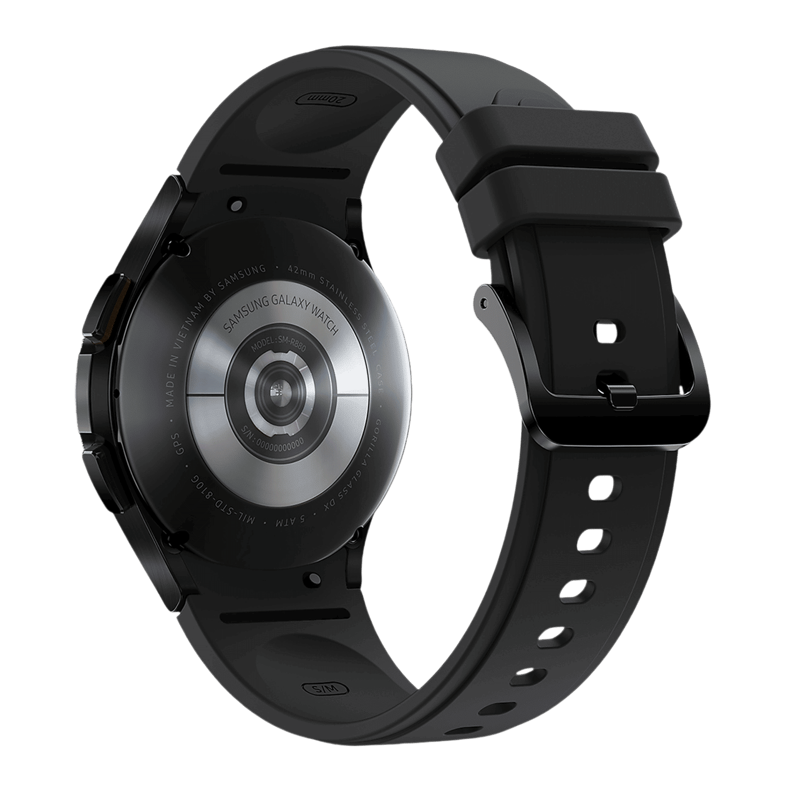 SAMSUNG Galaxy Watch4 Classic GPS+Wi-Fi+Bluetooth Wear OS Smartwatch (42mm Super AMOLED Display, Water Resistant, Black Strap)_7