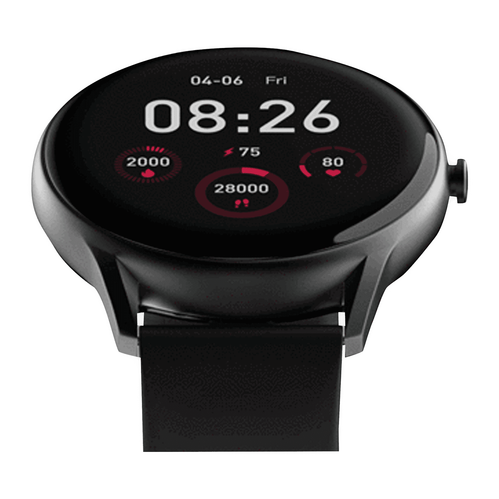 noise NoiseFit Core Smartwatch with Activity Tracker (32.51mm TFT Display, IP68 Water Resistant, Charcoal Black Strap)_5