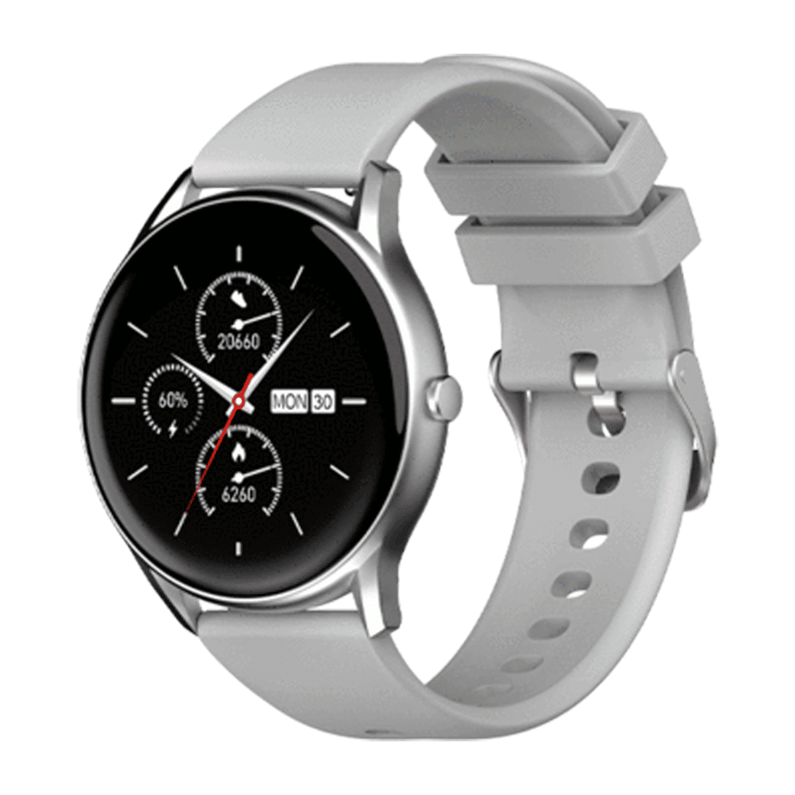 noise NoiseFit Core Smart Watch with 13 Sports Modes ( 32.51mm 2.5D Curved HD TFT Display, IP68 Water Resistant, Silver Grey Strap)_4