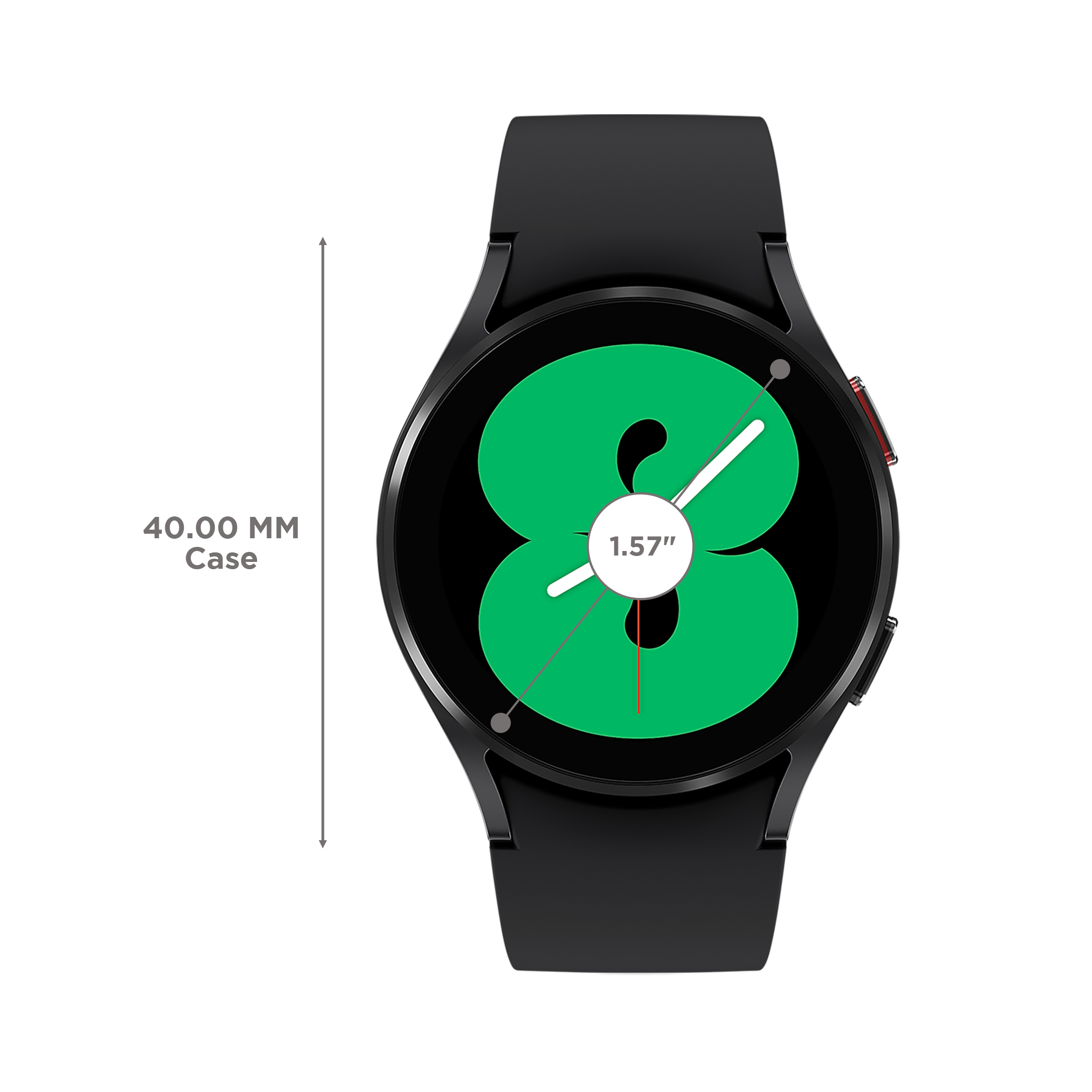 SAMSUNG Galaxy Watch4 GPS+Wi-Fi+Bluetooth Wear OS Smartwatch (40mm Super AMOLED Display, Water Resistant, Black Strap)_3