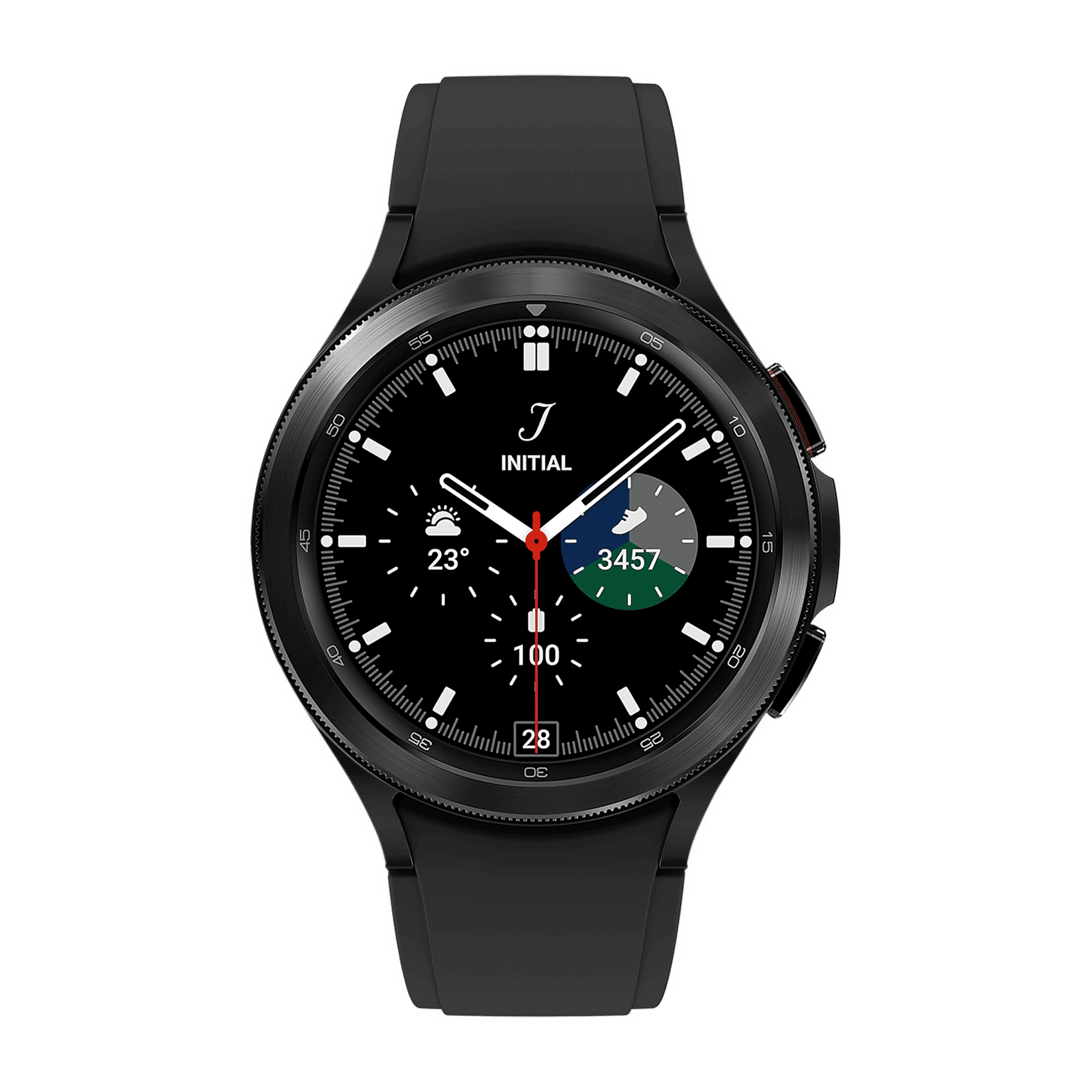 SAMSUNG Galaxy Watch4 Classic Smartwatch with Activity Tracker (46mm Super AMOLED Display, Water Resistant, Black Strap)_1