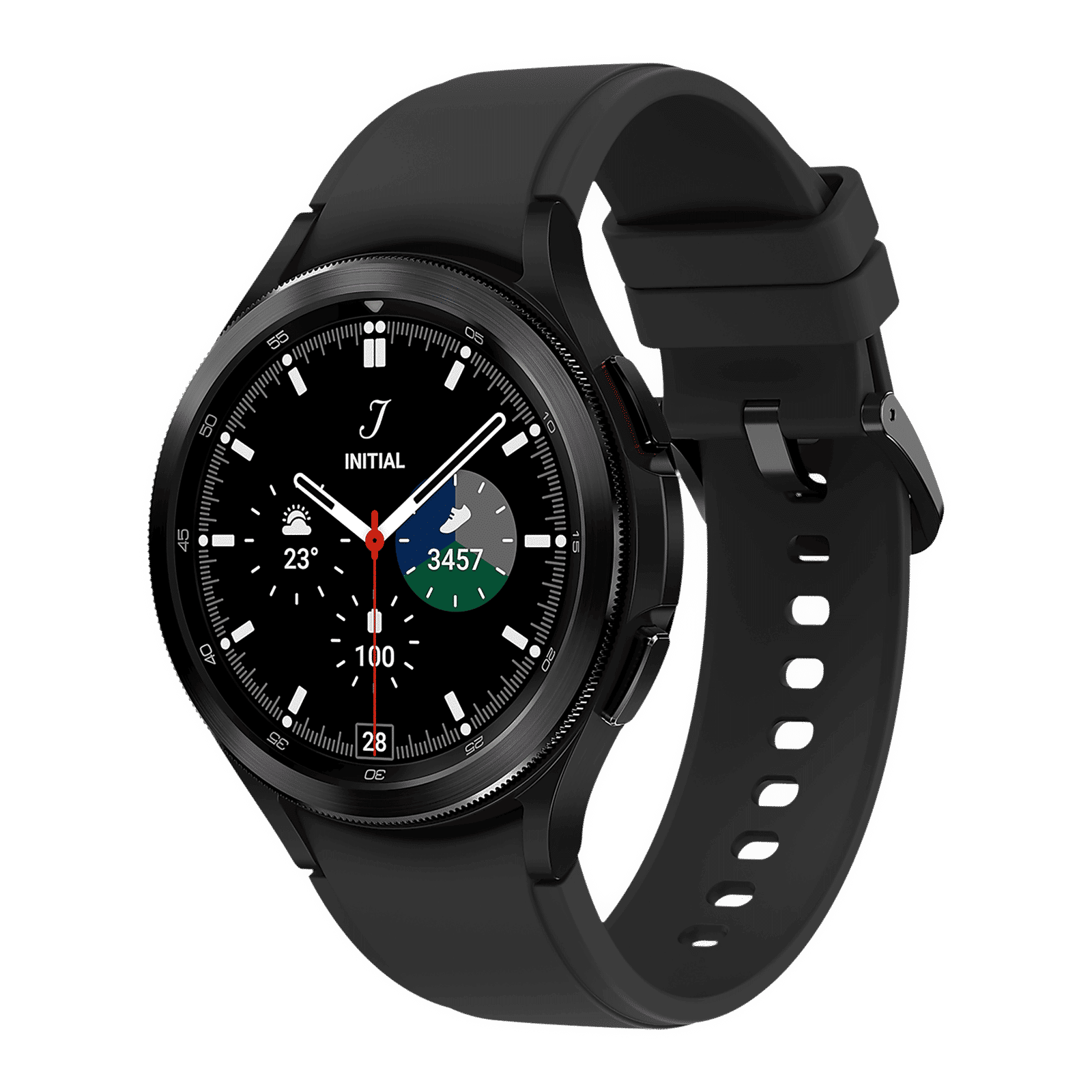 SAMSUNG Galaxy Watch4 Classic Smartwatch with Activity Tracker (46mm Super AMOLED Display, Water Resistant, Black Strap)_4