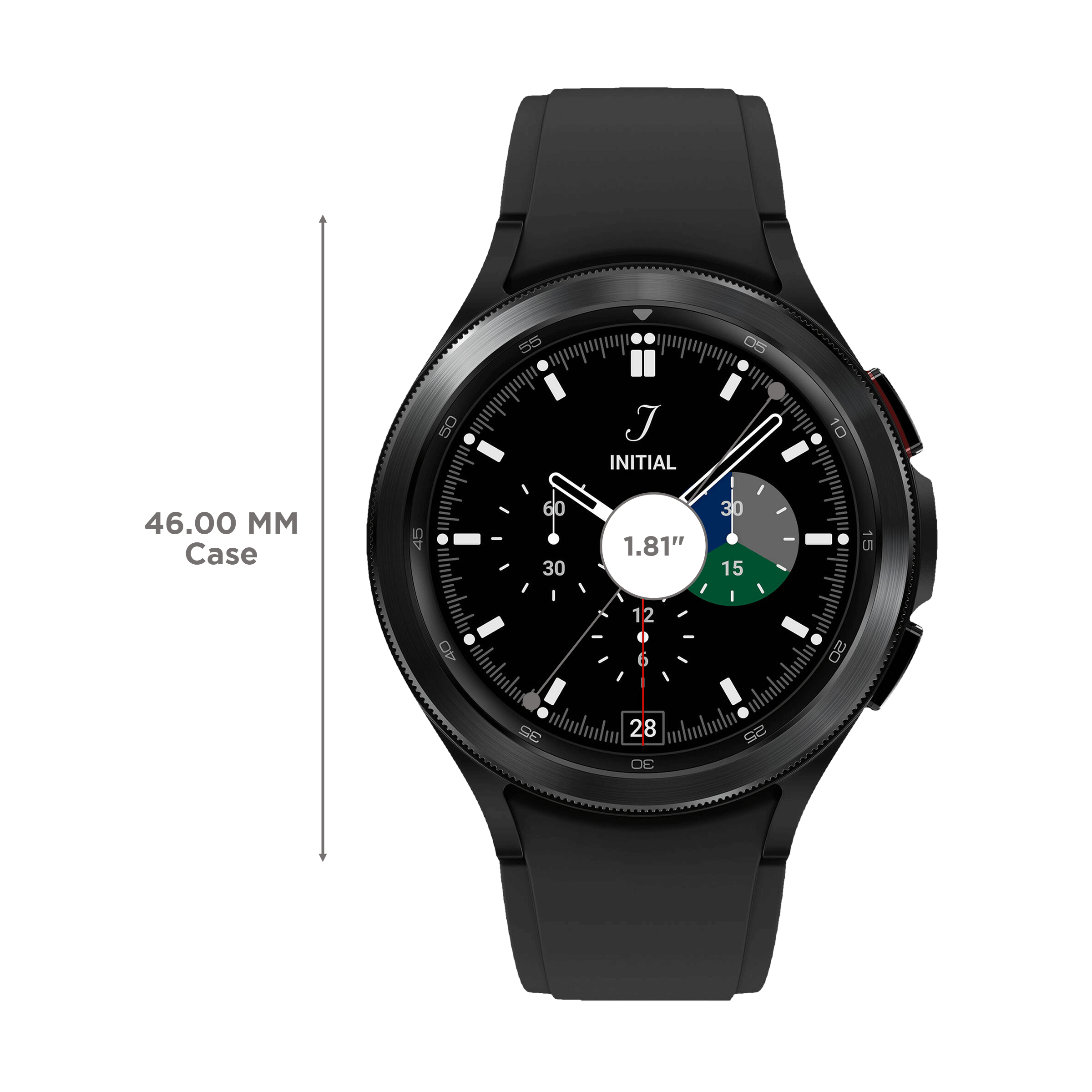 SAMSUNG Galaxy Watch4 Classic GPS+Wi-Fi+4G SIM+Bluetooth Wear OS Smartwatch (46mm Super AMOLED Display, Sweat Resistant, Black Strap)_3