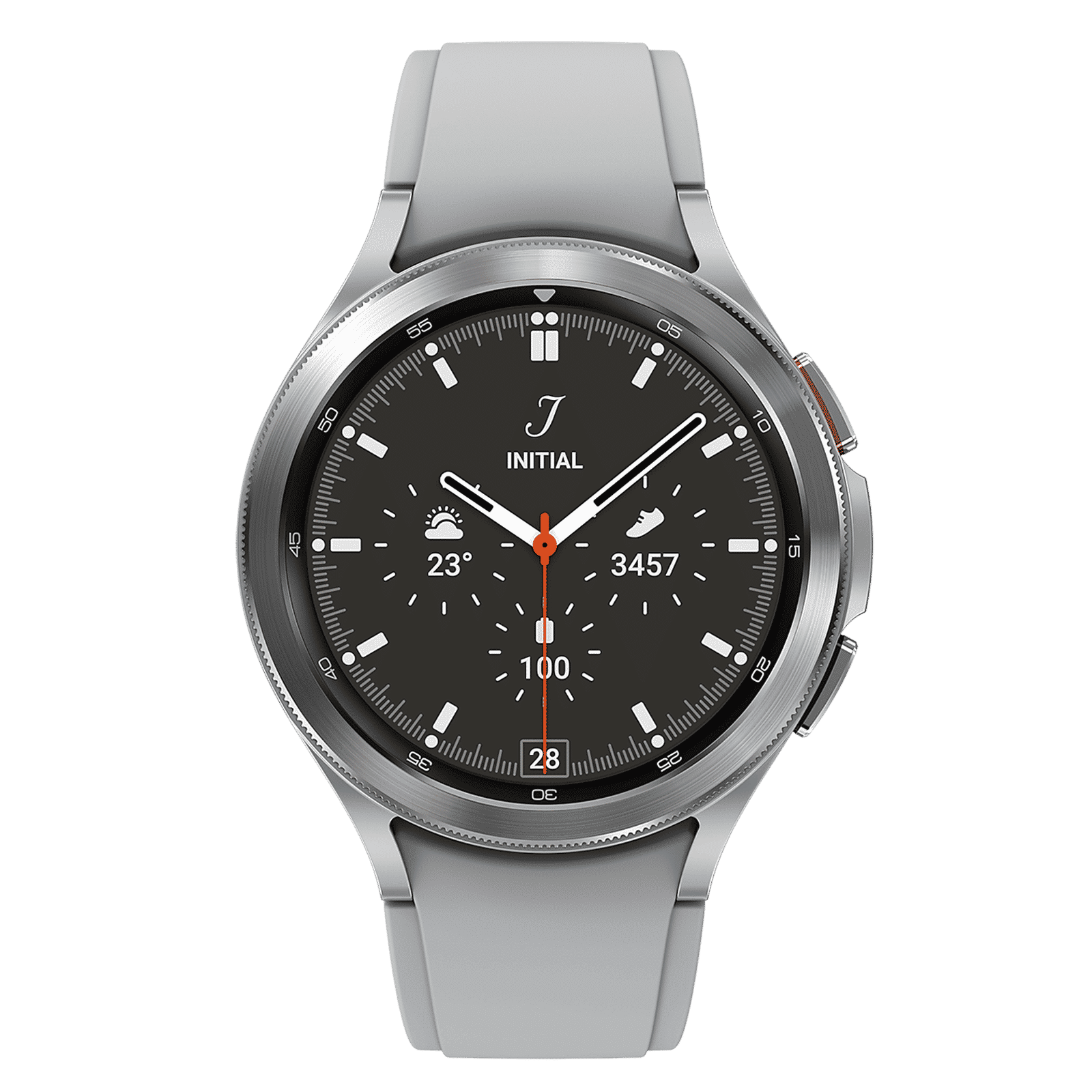 SAMSUNG Galaxy Watch4 Classic GPS+Wi-Fi+4G SIM+Bluetooth Wear OS Smartwatch (46mm Super AMOLED Display, Sweat Resistant, Silver Strap)_1