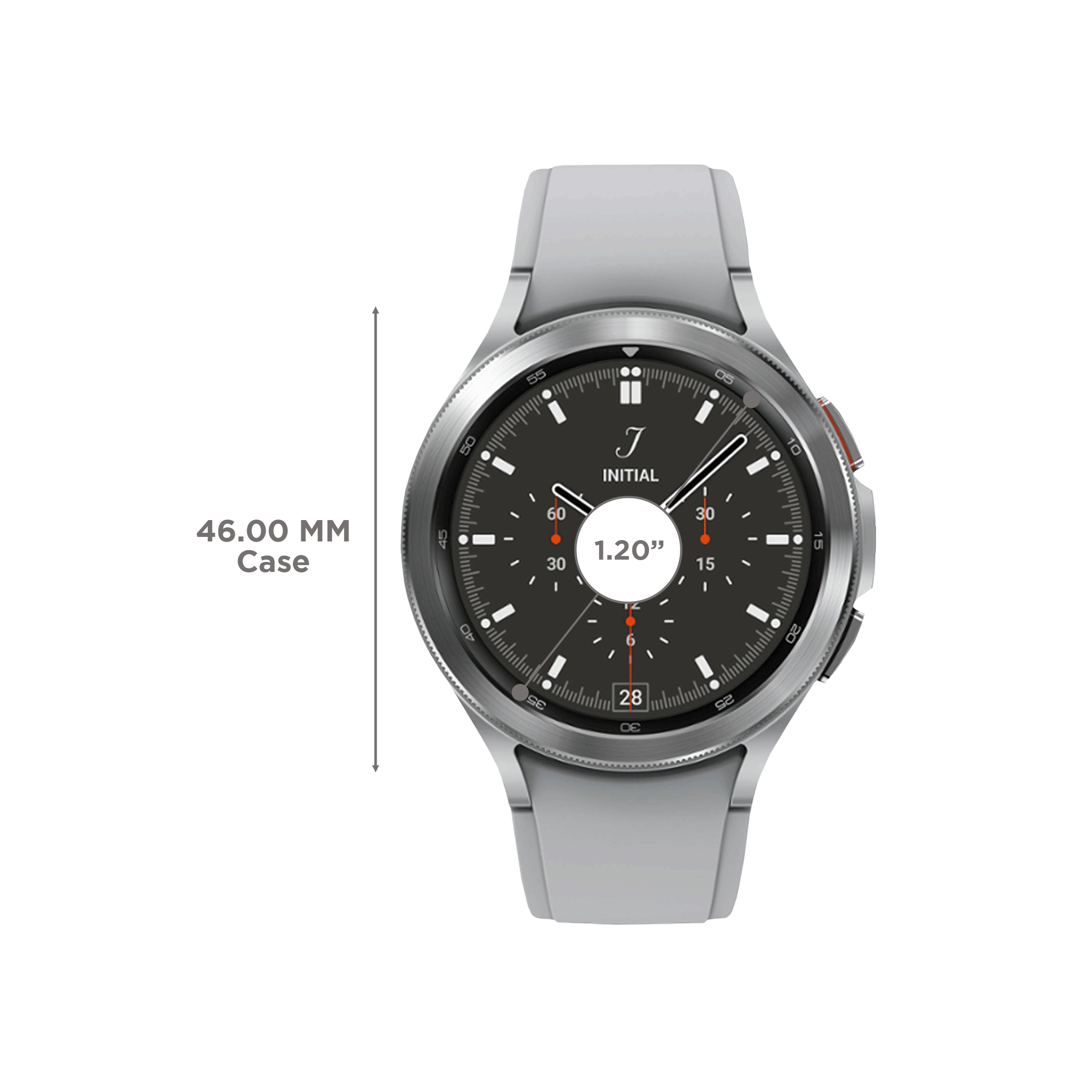 SAMSUNG Galaxy Watch4 Classic GPS+Wi-Fi+4G SIM+Bluetooth Wear OS Smartwatch (46mm Super AMOLED Display, Sweat Resistant, Silver Strap)_3