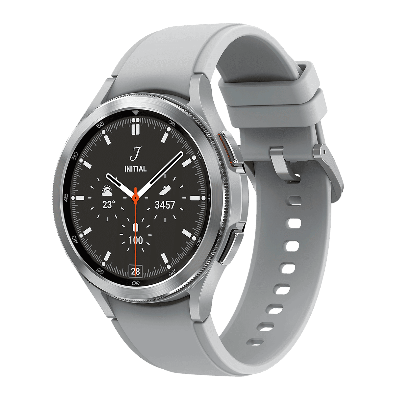 SAMSUNG Galaxy Watch4 Classic GPS+Wi-Fi+4G SIM+Bluetooth Wear OS Smartwatch (46mm Super AMOLED Display, Sweat Resistant, Silver Strap)_4