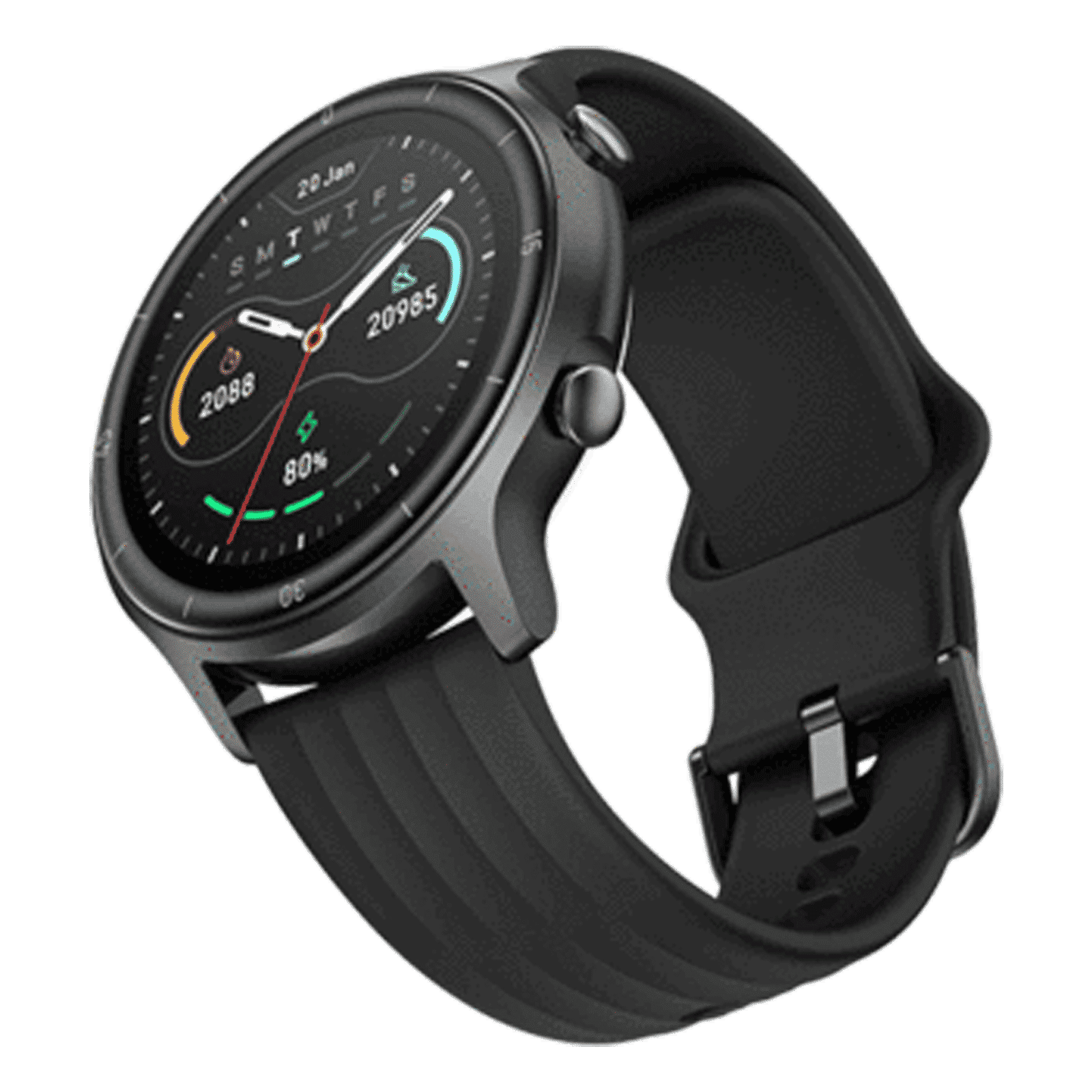 noise NoiseFit Agile Smart Watch with 14 Sports Modes (32.51mm Display, 5ATM Waterproof, Robust Black Strap)_9