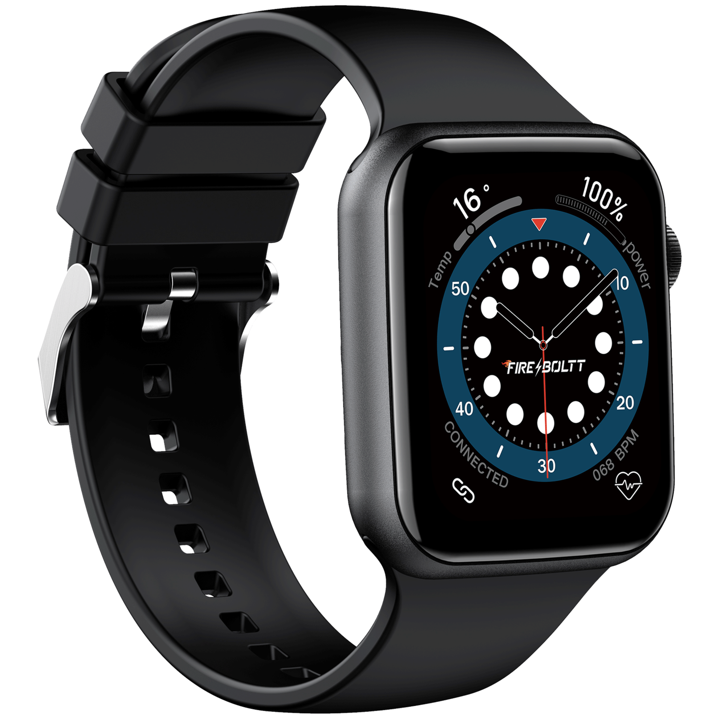 FIRE-BOLTT Ring Smartwatch with Bluetooth Calling (44.5mm with HD Display, IP67 Water Resistant, Black Strap) FIRE-BOLTT Ring Smartwatch with Bluetooth Calling (44.5mm with HD Display, IP67 Water Resistant, Black Strap)_4