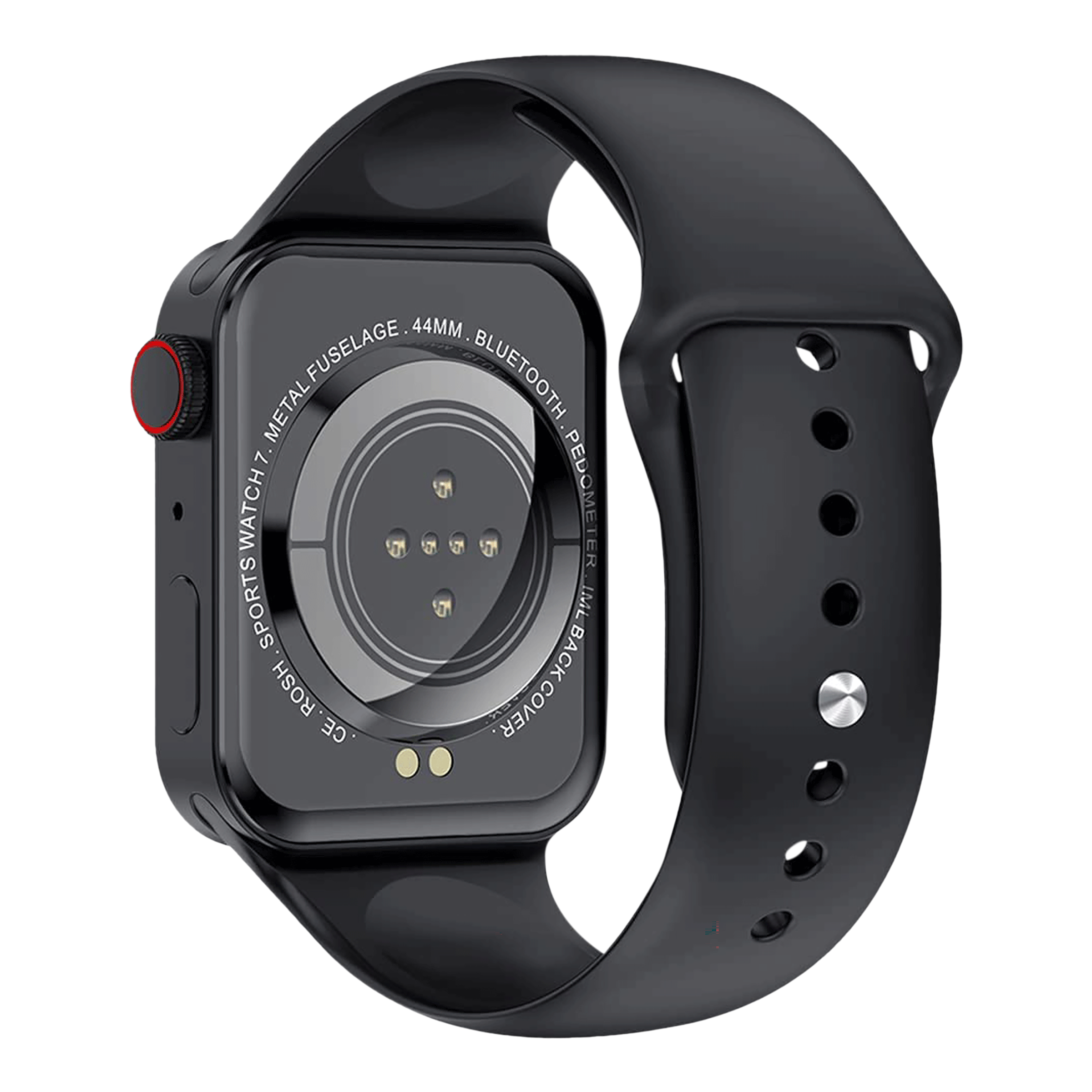 I KALL W1 Smartwatch with Bluetooth Calling (46mm IPS TFT Display, IP68 Water Resistant, Black Strap)_6