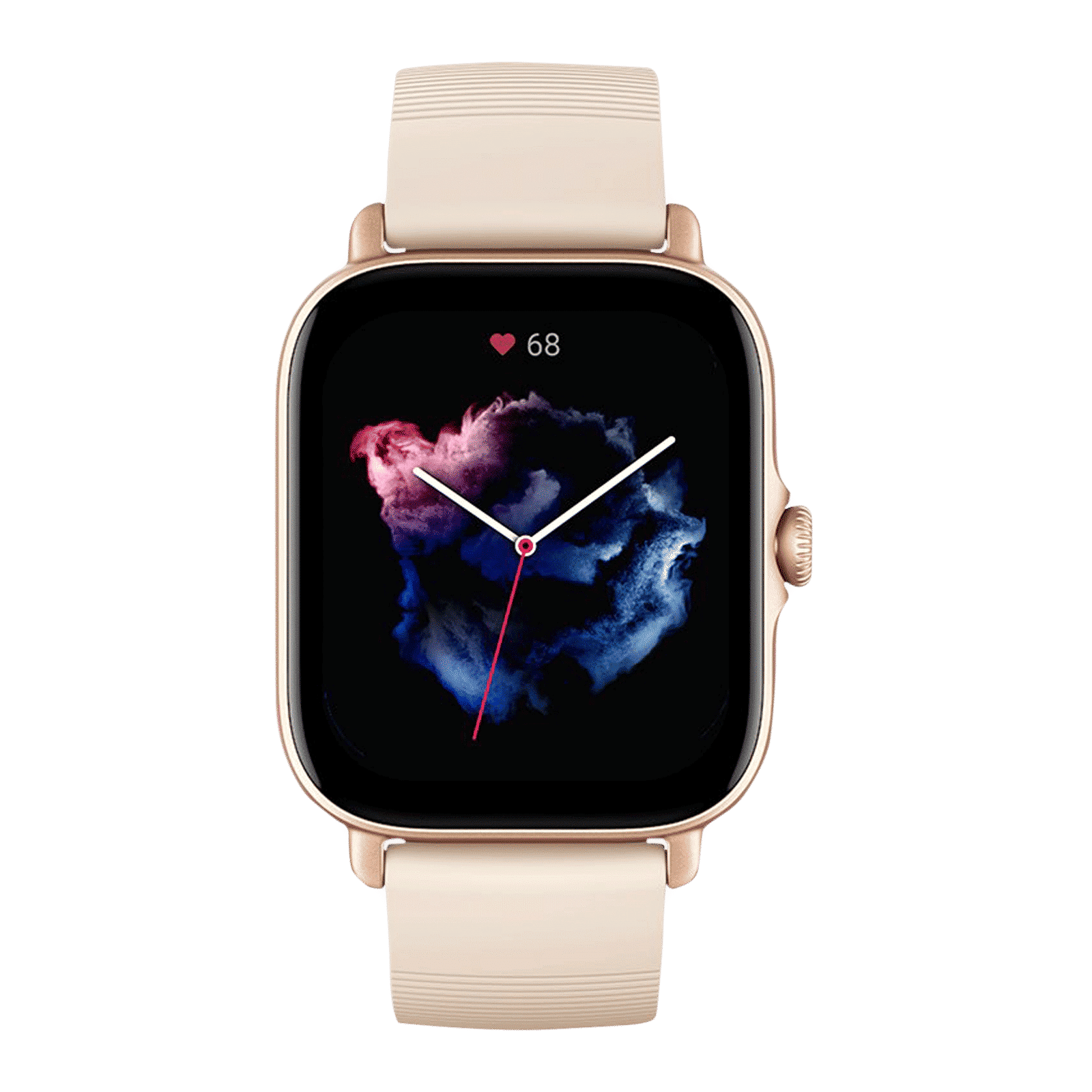 amazfit GTS 3 Smartwatch with Activity Tracker (44.45mm AMOLED Display, Water Resistant, White Strap)_1