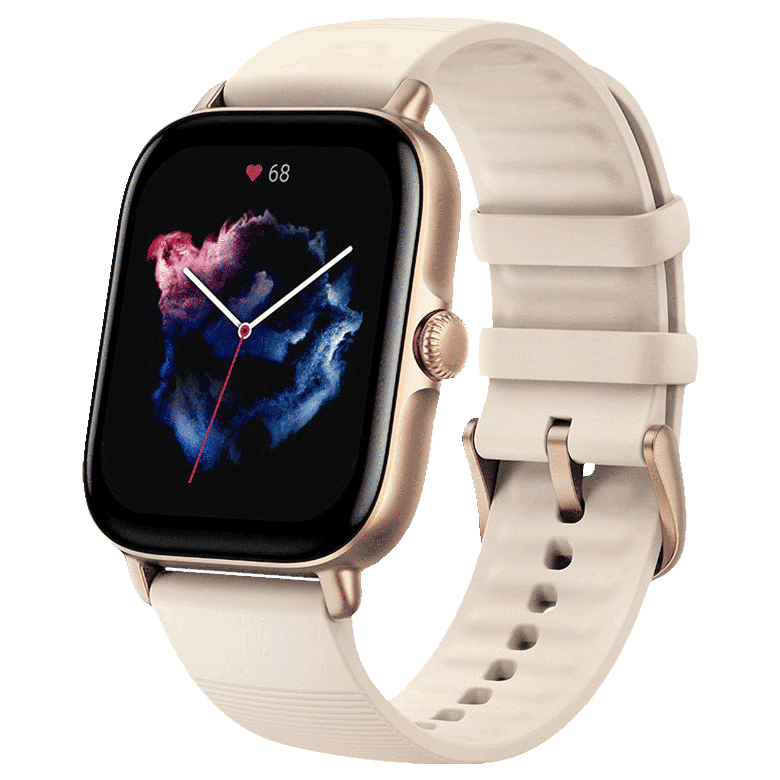 amazfit GTS 3 Smartwatch with Activity Tracker (44.45mm AMOLED Display, Water Resistant, White Strap)_4