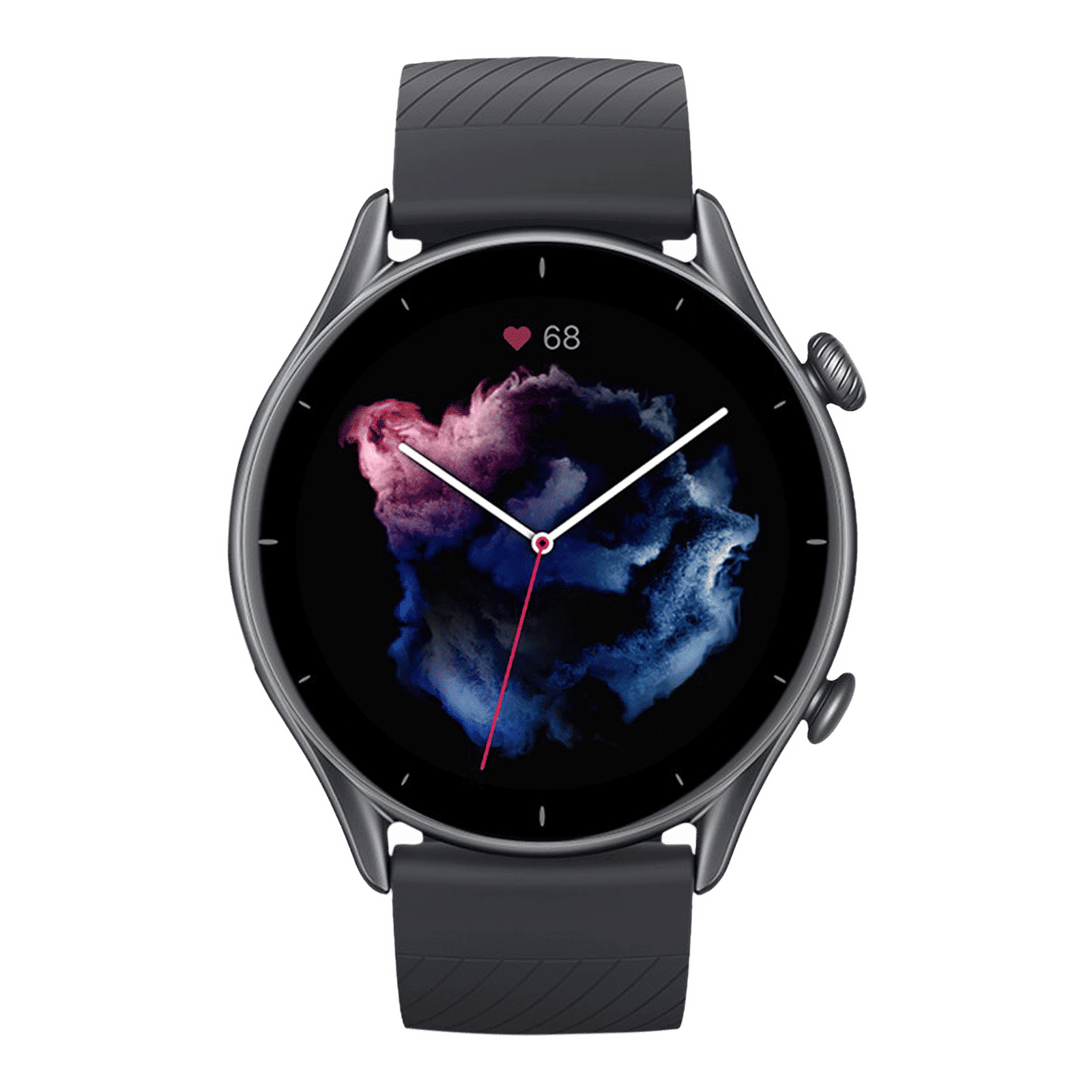 amazfit GTR 3 Smartwatch with Activity Tracker (35.3mm AMOLED Display, Water Resistant, Thunder Black Strap)_1