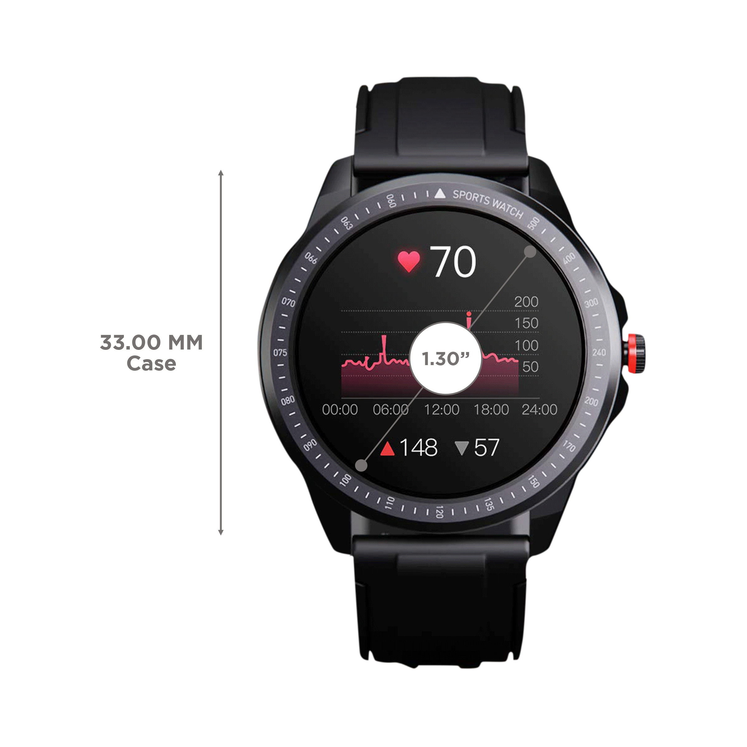 boAt Flash RTL Edition Smartwatch with Activity Tracker (33mm LCD Display, IP68 Water Resistant, Lightning Black Strap)_3