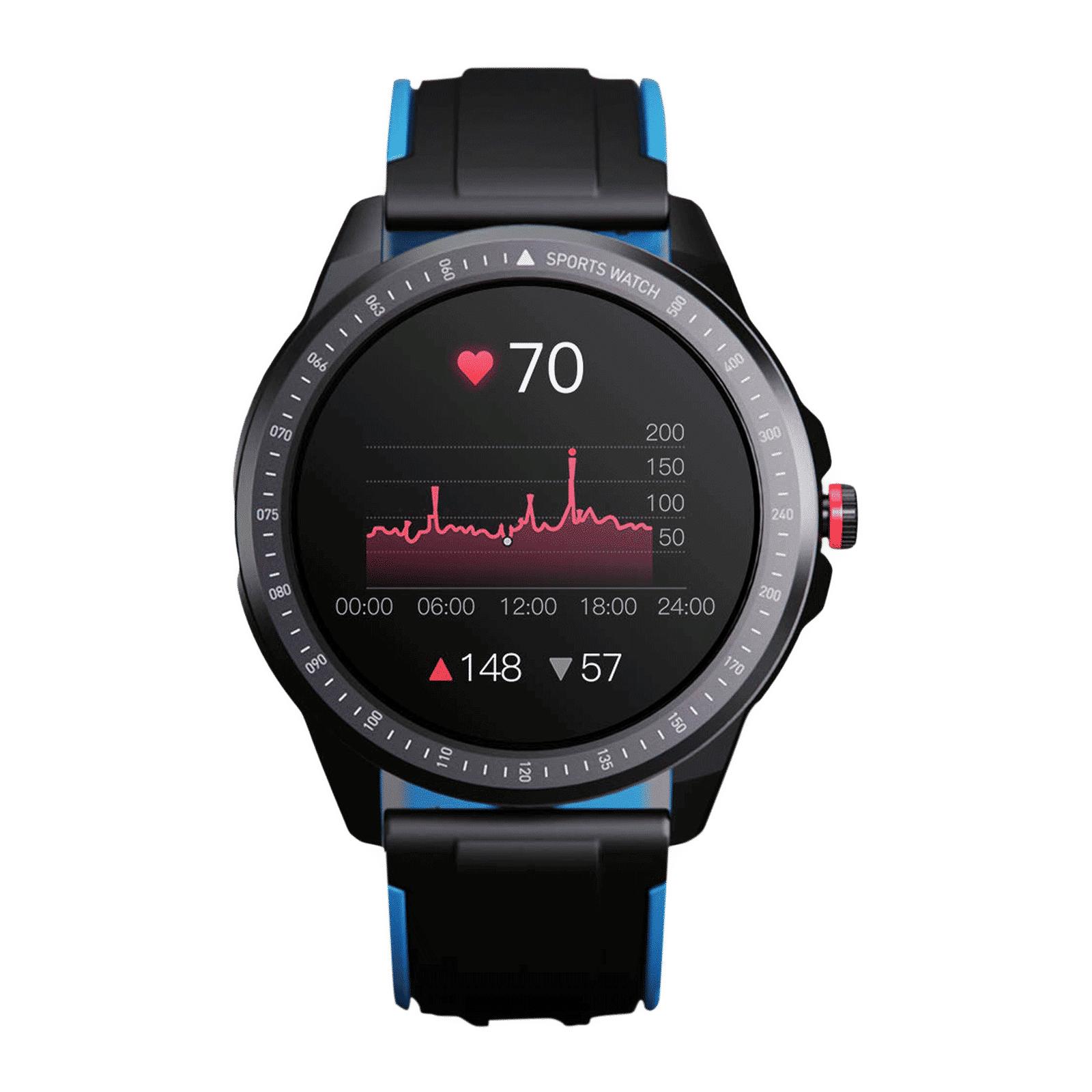 boAt Flash RTL Edition Smartwatch with Activity Tracker (33mm LCD Display, IP68 Water Resistant, Galaxy Blue Strap)_1
