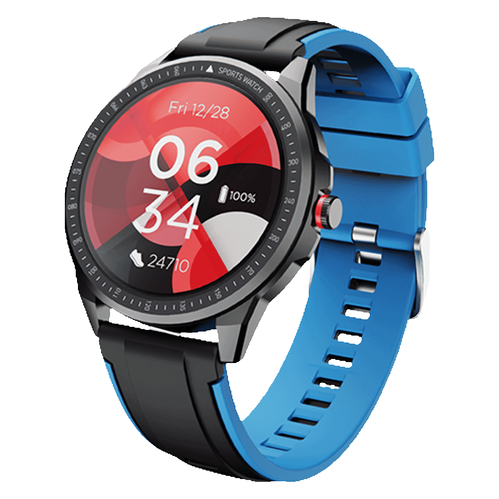 boAt Flash RTL Edition Smartwatch with Activity Tracker (33mm LCD Display, IP68 Water Resistant, Galaxy Blue Strap)_4