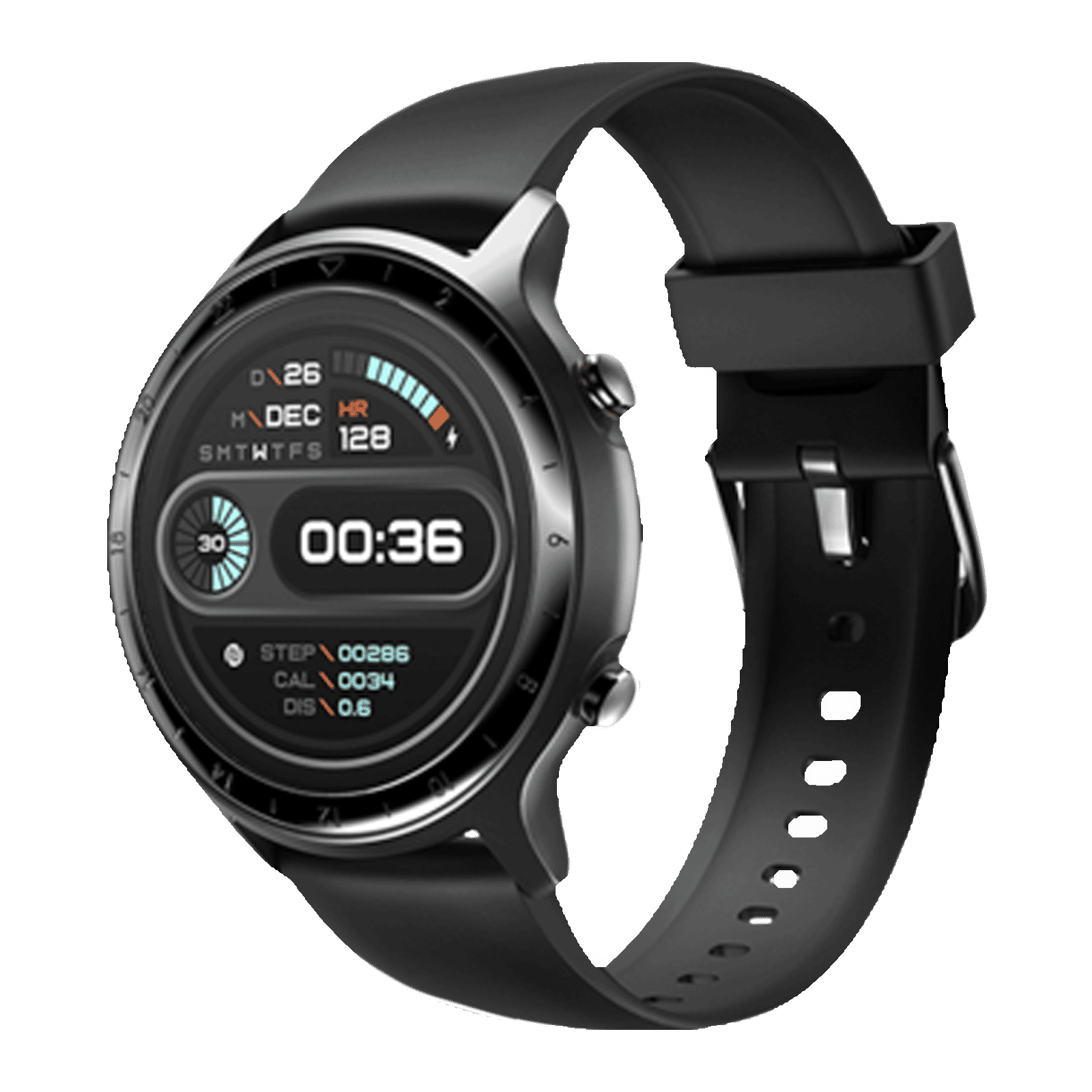 noise NoiseFit Active Smartwatch with Activity Tracker (32.51mm TFT LCD Display, 5ATM Water Resistant, Black Strap)_4