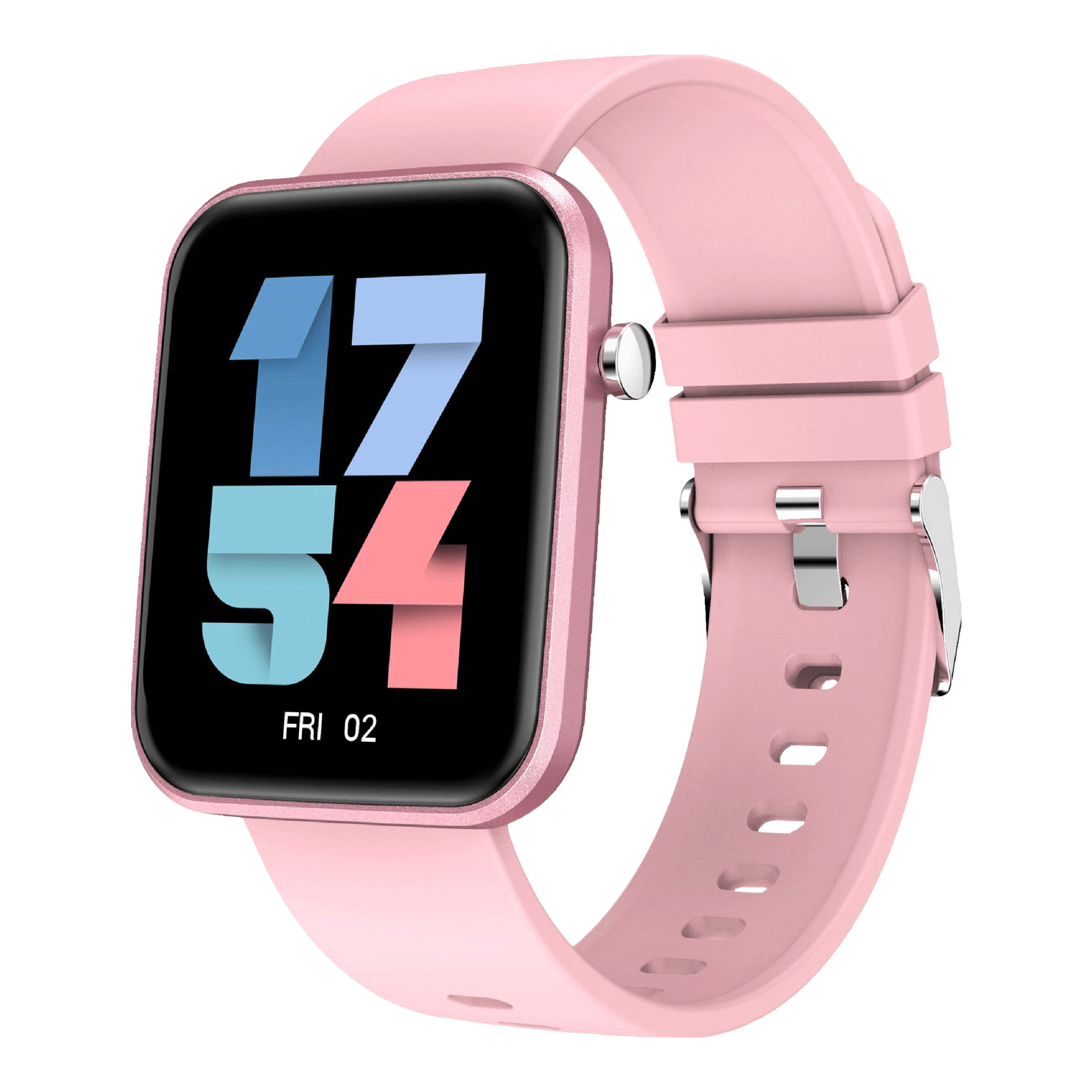 STYX NYX Smartwatch with Activity Tracker (43.1mm HD Display, IP67 Water Resistant, Blush Pink Strap)_4