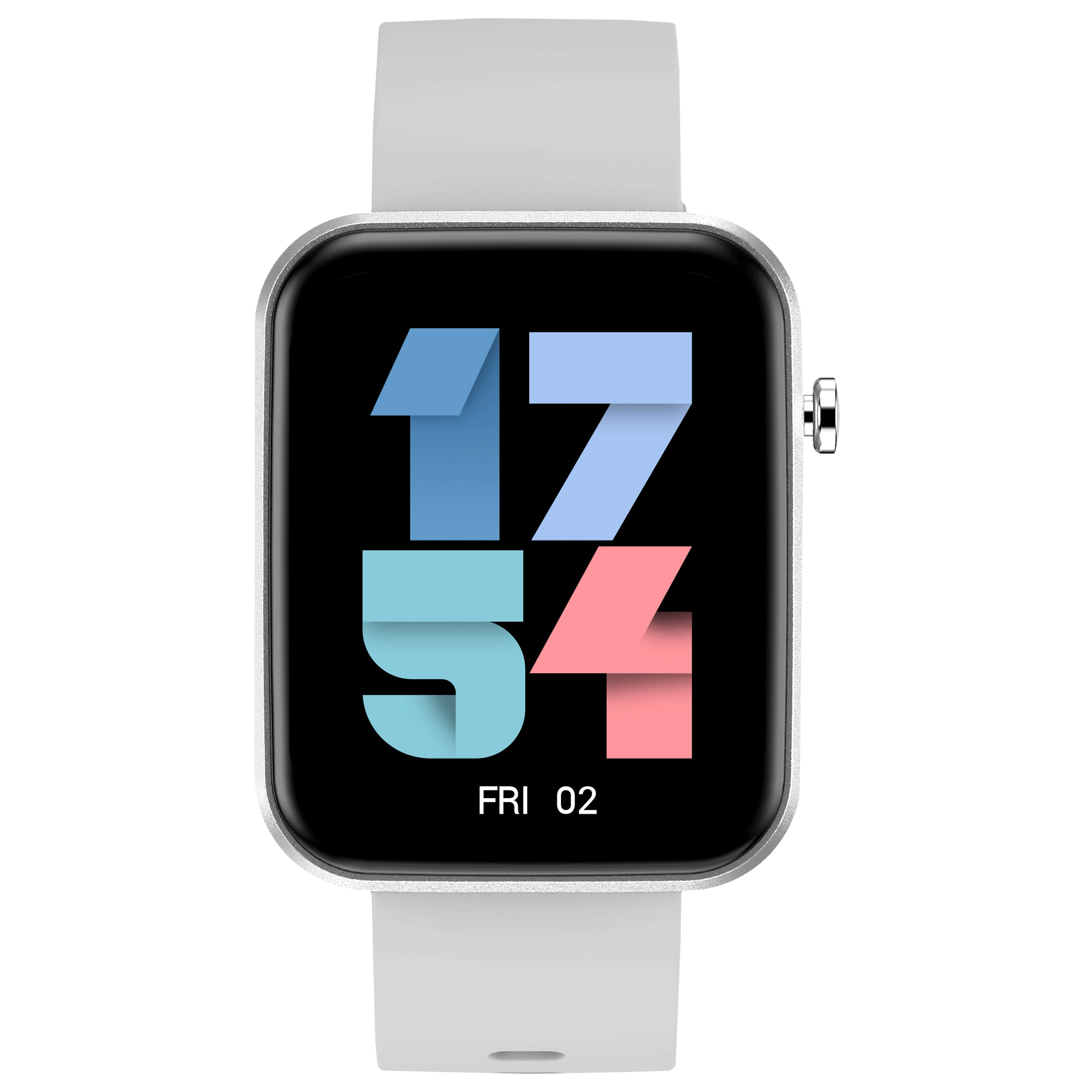 STYX NYX Smartwatch with Activity Tracker (43.1mm HD Display, IP67 Water Resistant, Cloud Grey Strap)_1