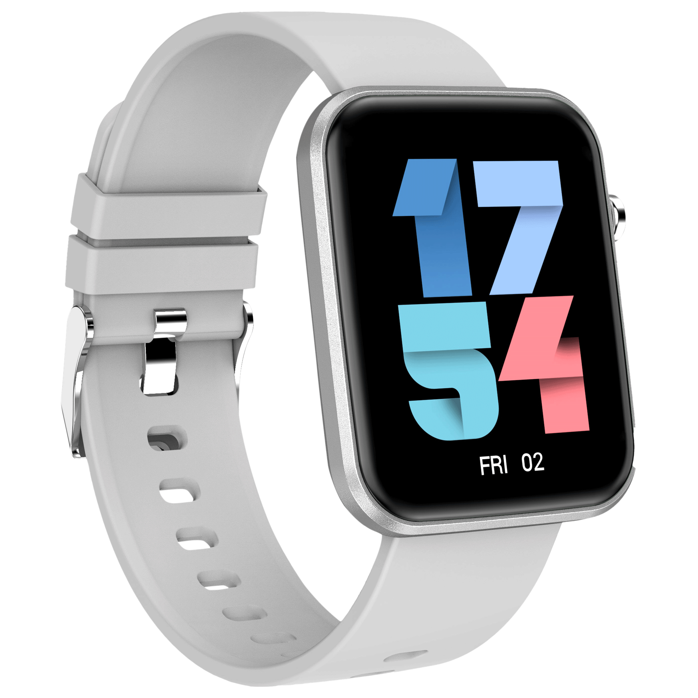 STYX NYX Smartwatch with Activity Tracker (43.1mm HD Display, IP67 Water Resistant, Cloud Grey Strap)_6