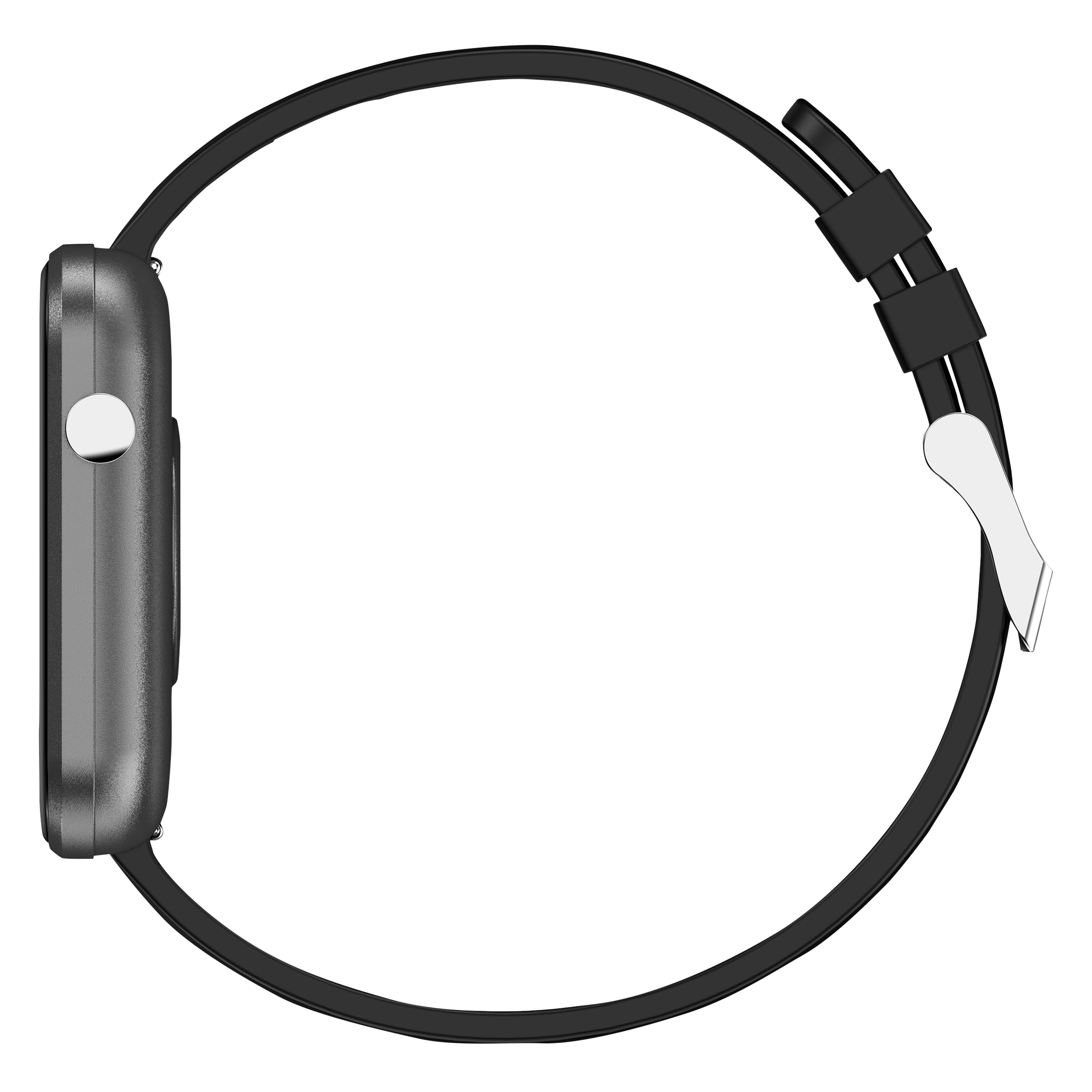 STYX NYX Smartwatch with Activity Tracker (43.1mm HD Display, IP67 Water Resistant, Midnight Black Strap)_5