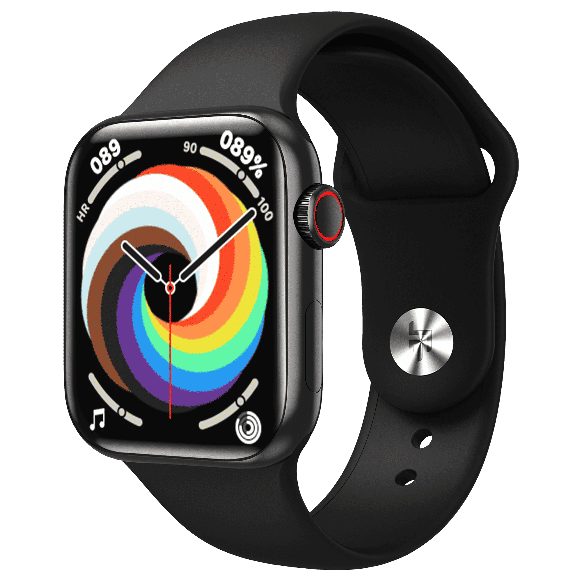 CROSSBEATS Ignite S3 Pro Smartwatch with Activity Tracker (44.95mm with IPS Display, IP67 Water Resistant, Black Strap)_1