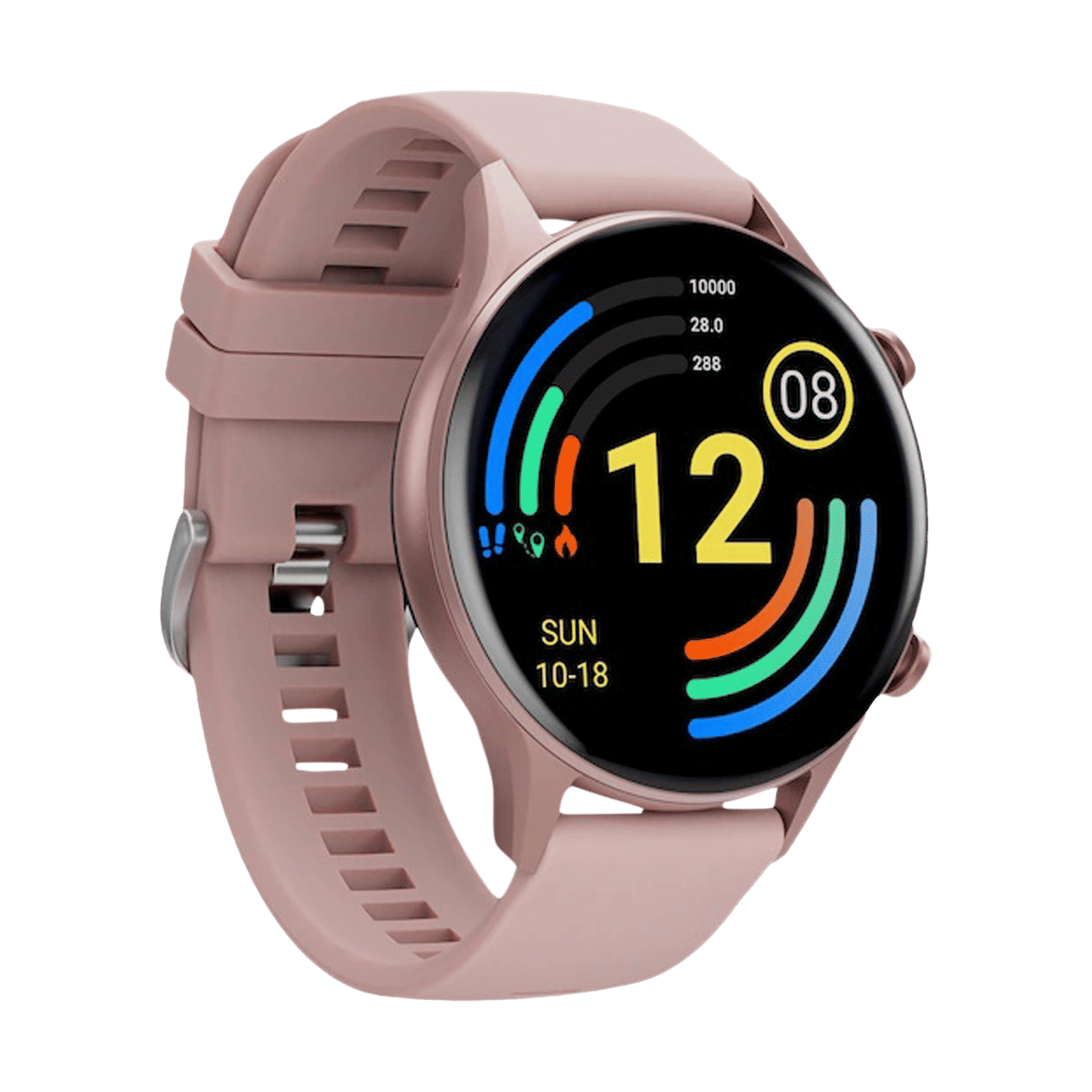 TITAN Smart Pro Smartwatch with Camera & Music Control (30.2mm AMOLED Display, 5ATM Water Resistant, Pink Strap)_4