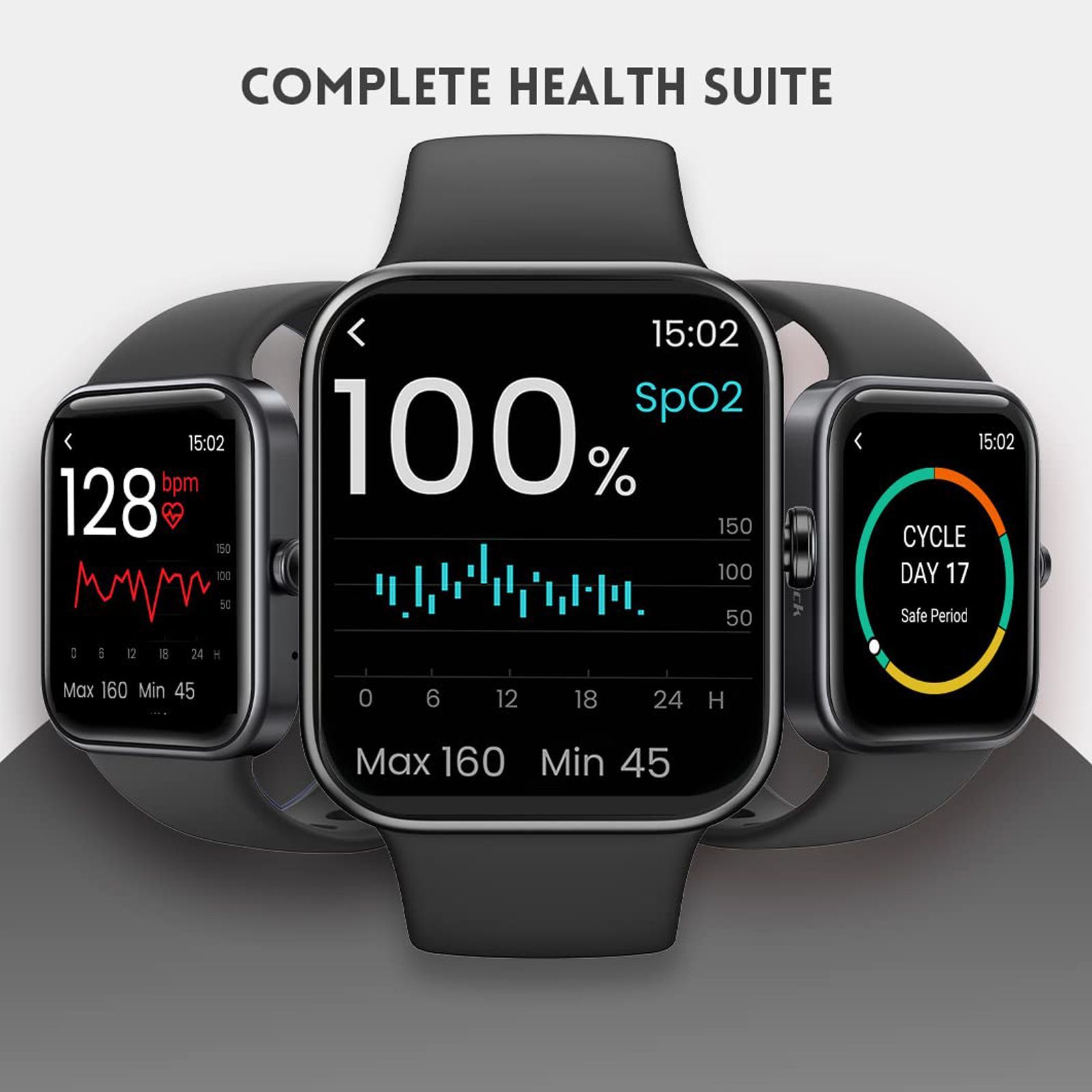 fastrack Reflex Vox Smartwatch with Activity Tracker (42.92mm HD Display, 5ATM Water Resistant, Black Strap) fastrack Reflex Vox Smartwatch with Activity Tracker (42.92mm HD Display, 5ATM Water Resistant, Black Strap)_6