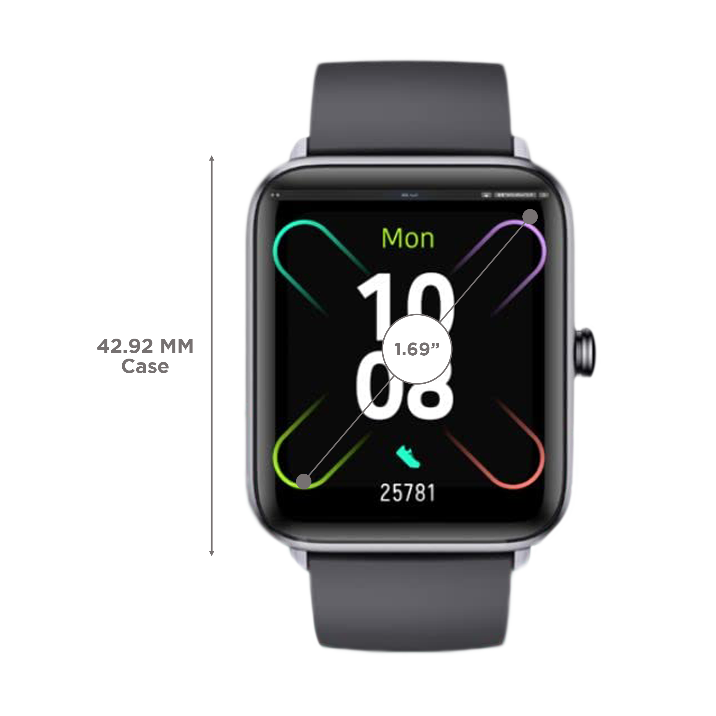 fastrack Reflex Vox Smartwatch with Activity Tracker (42.92mm HD Display, 5ATM Water Resistant, Black Strap) fastrack Reflex Vox Smartwatch with Activity Tracker (42.92mm HD Display, 5ATM Water Resistant, Black Strap)_3