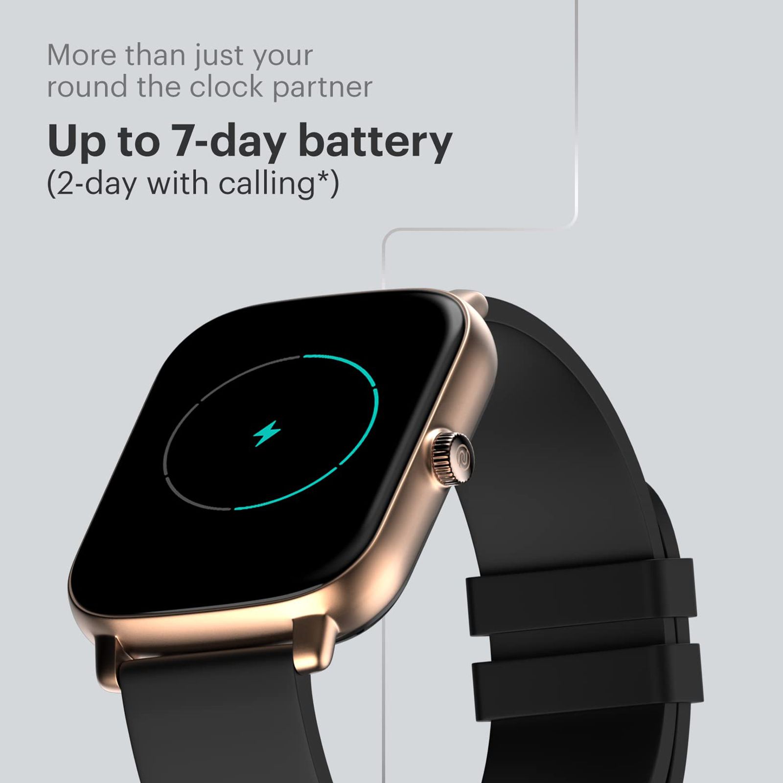 noise ColorFit Icon Buzz Smartwatch with Bluetooth Calling (42.92mm TFT LCD Display, IP67 Water Resistant, Black Strap)_7